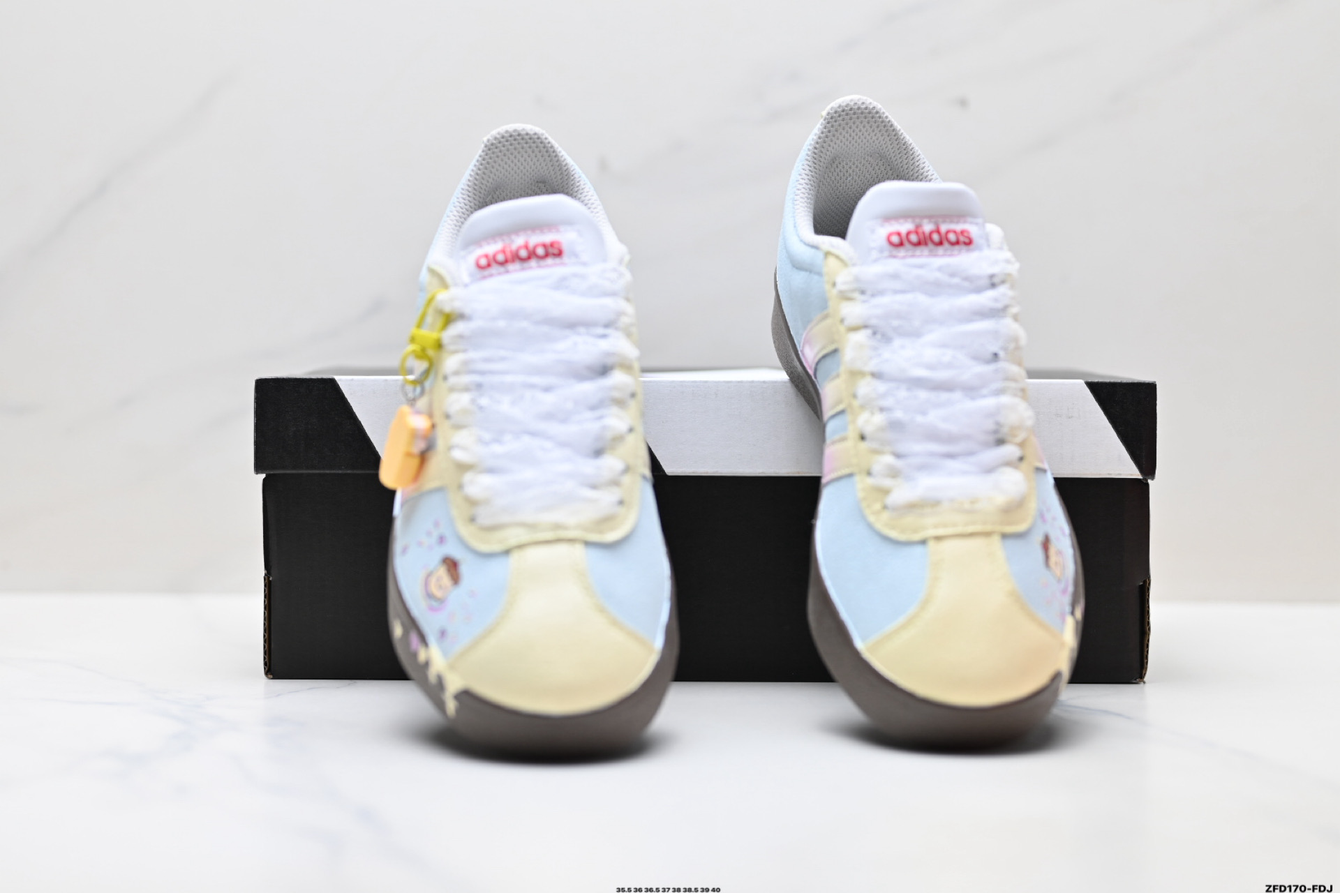 Adidas Vl Court Classic ‘DIY’定制 阿迪达斯 运动休闲 低帮德训T头鞋 HQ1802