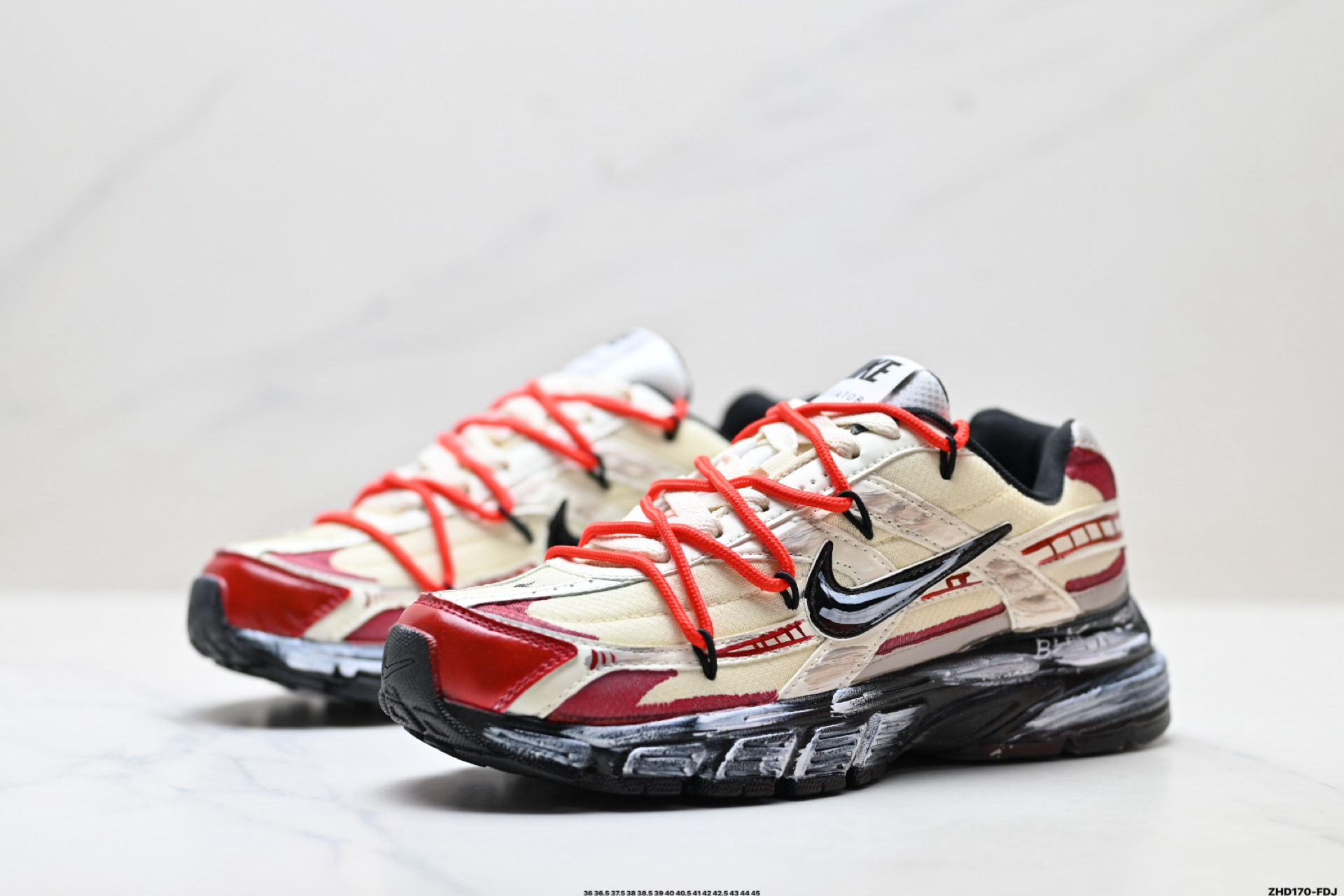 Nike Initiator ‘DIY定制’ 舒适百搭 防滑耐磨透气 耐克 低帮休闲鞋 394055-100