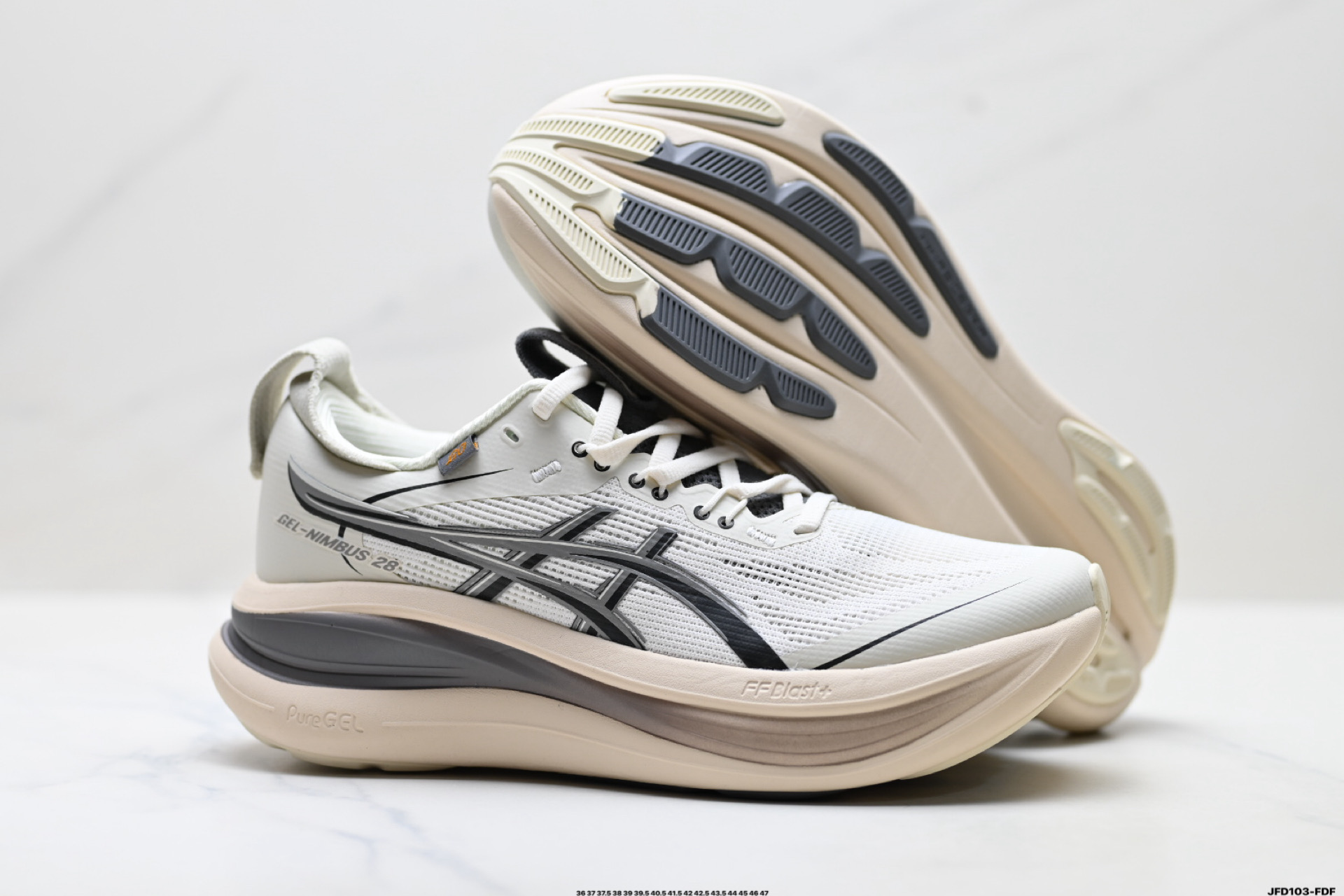 Asics Gel-Nimbus 28 舒适防滑耐磨低帮休闲跑步鞋 1011C267-020