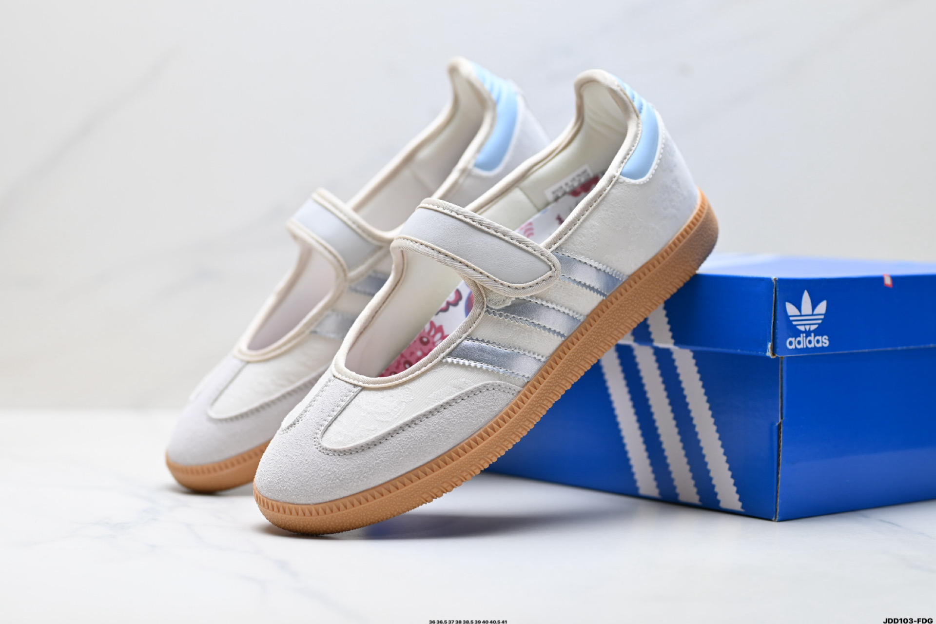 Adidas Samba Jane 阿迪达斯 玛丽珍款 板鞋懒人一脚蹬运动鞋 IH6978
