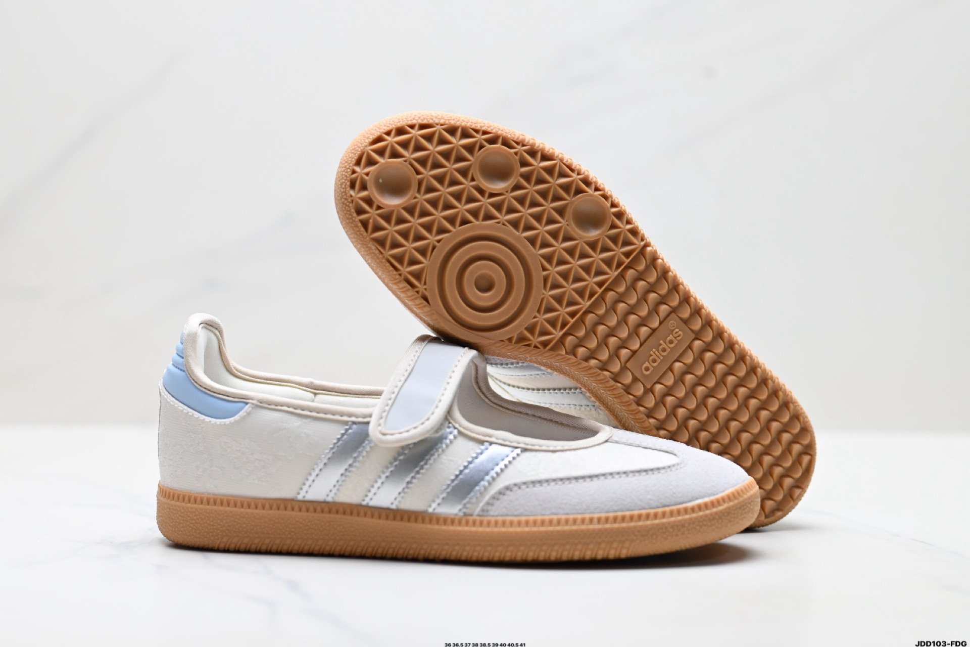 Adidas Samba Jane 阿迪达斯 玛丽珍款 板鞋懒人一脚蹬运动鞋 IH6978
