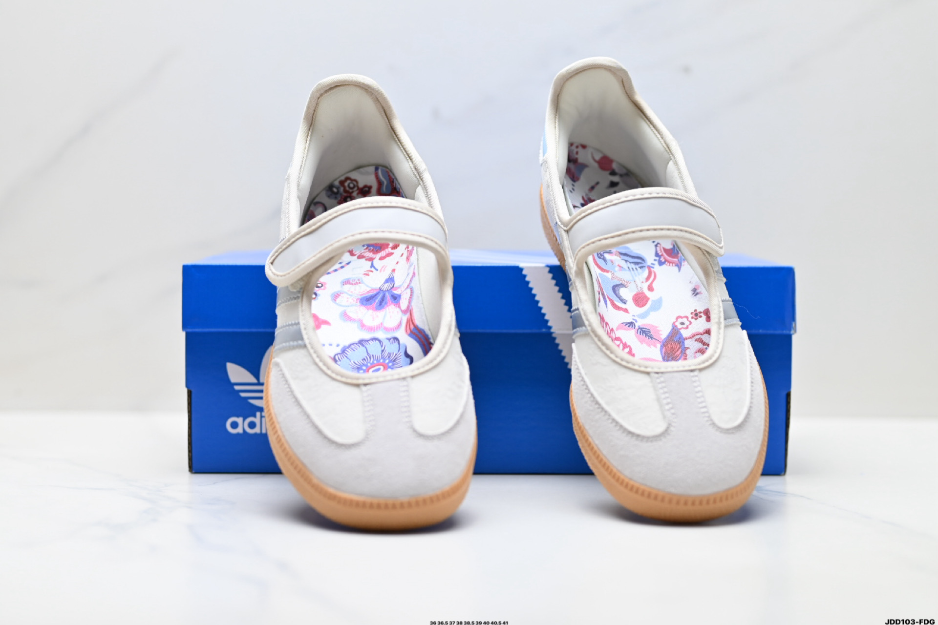 Adidas Samba Jane 阿迪达斯 玛丽珍款 板鞋懒人一脚蹬运动鞋 IH6978