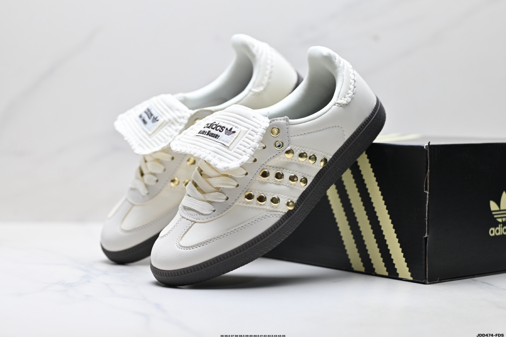 Adidas Originals Wb Pony Tonal Samba 阿迪达斯 桑巴舞系列绅士德训足球风百搭低帮休闲运动板鞋 IG4304