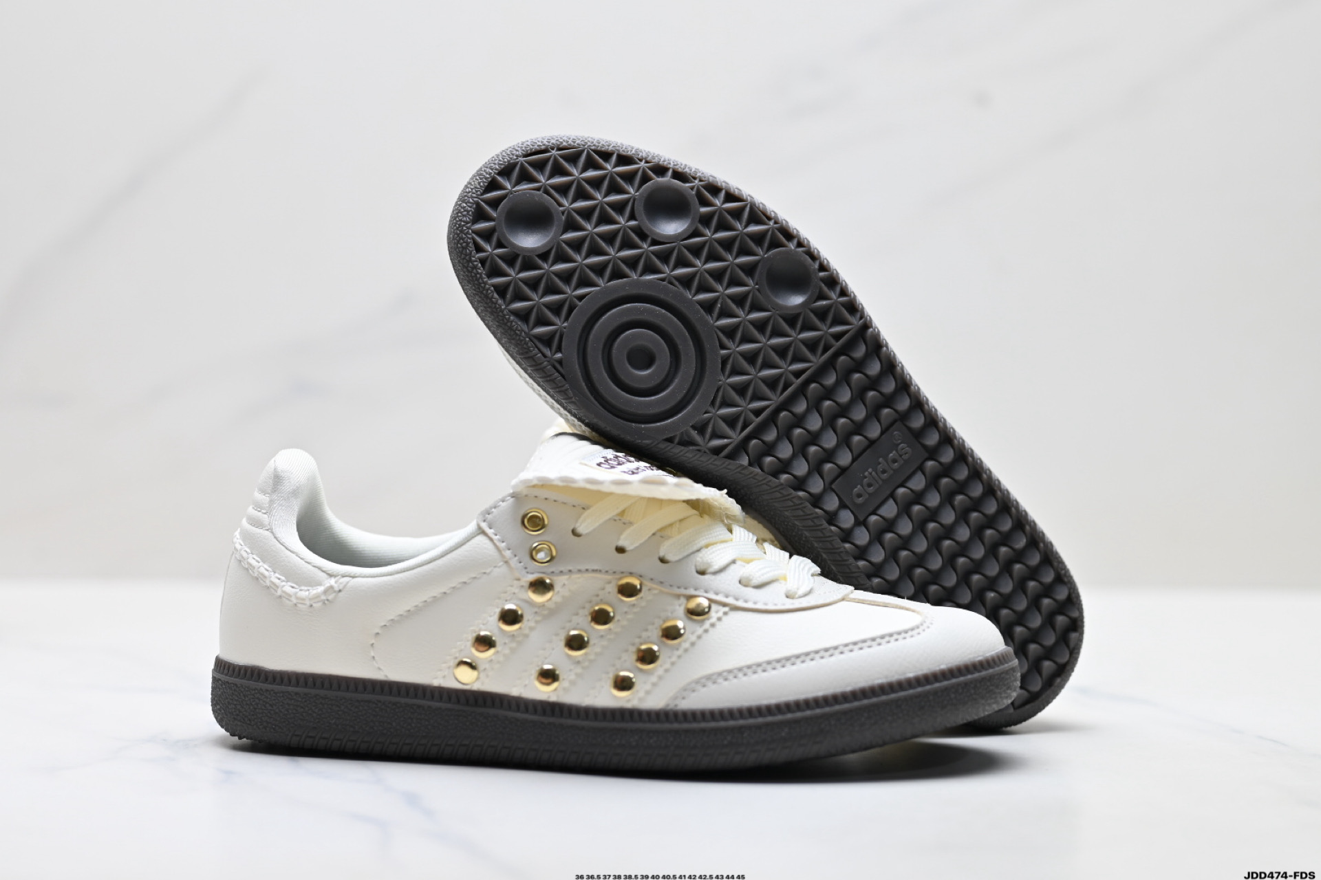 Adidas Originals Wb Pony Tonal Samba 阿迪达斯 桑巴舞系列绅士德训足球风百搭低帮休闲运动板鞋 IG4304