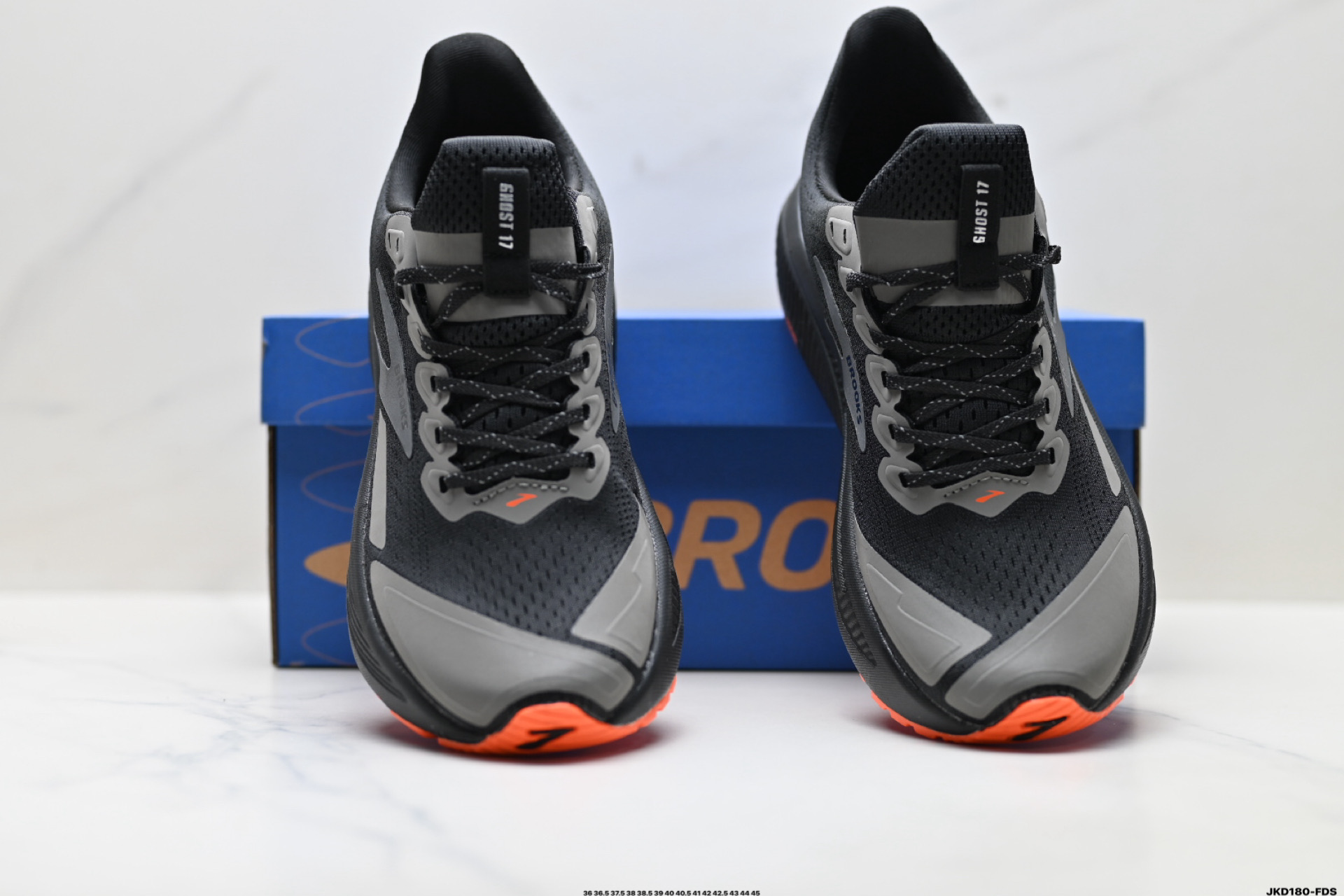 Brooks布鲁克斯 Ghost 17 网面时尚 网布耐磨透气 低帮 休闲跑步鞋 110442 1D 090 Brooks布鲁克斯 Ghost 17 网面时尚 网布耐磨透气 低帮 休闲跑步鞋 110442 1D 090