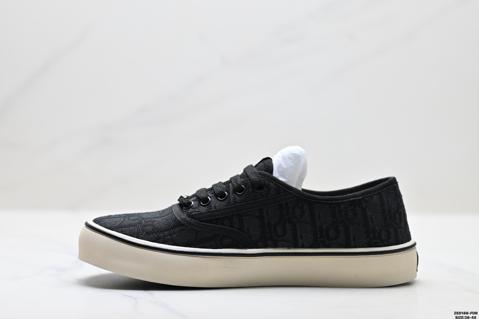 DIOR迪奥 Saltwind 羊毛丝绸 圆头系带 刺绣 低帮帆布鞋 经典鞋款 KCK528OLF