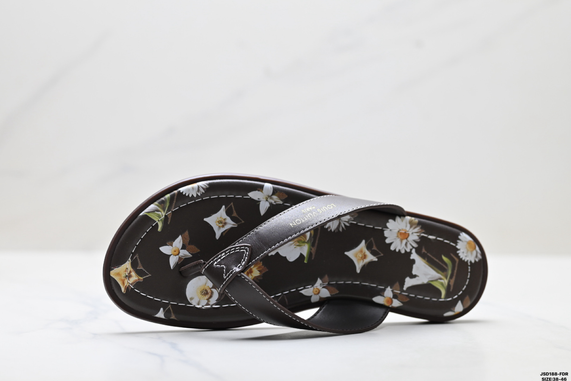 纯原Louis Vuitton Sunset Thong 路易威登 牛皮革 LV 人字拖鞋