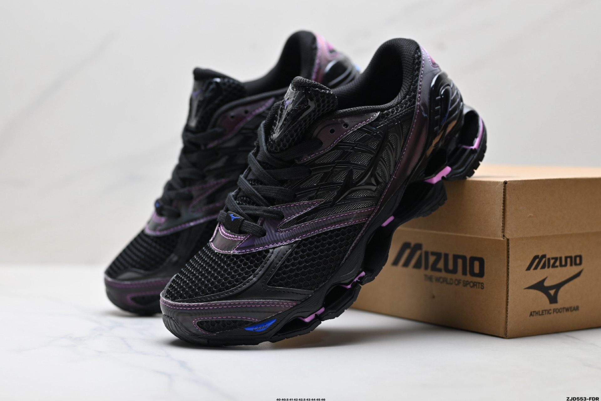 Mizuno美津浓 Wave Prophecy LS 织物合成革 舒适百搭 防滑耐磨支撑 低帮 生活休闲鞋 D1GA25