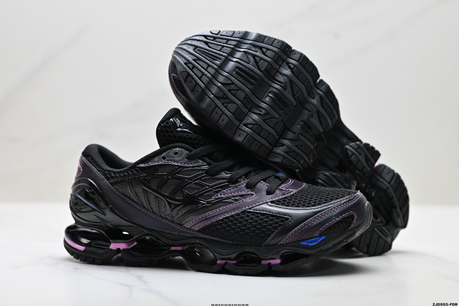 Mizuno美津浓 Wave Prophecy LS 织物合成革 舒适百搭 防滑耐磨支撑 低帮 生活休闲鞋 D1GA25