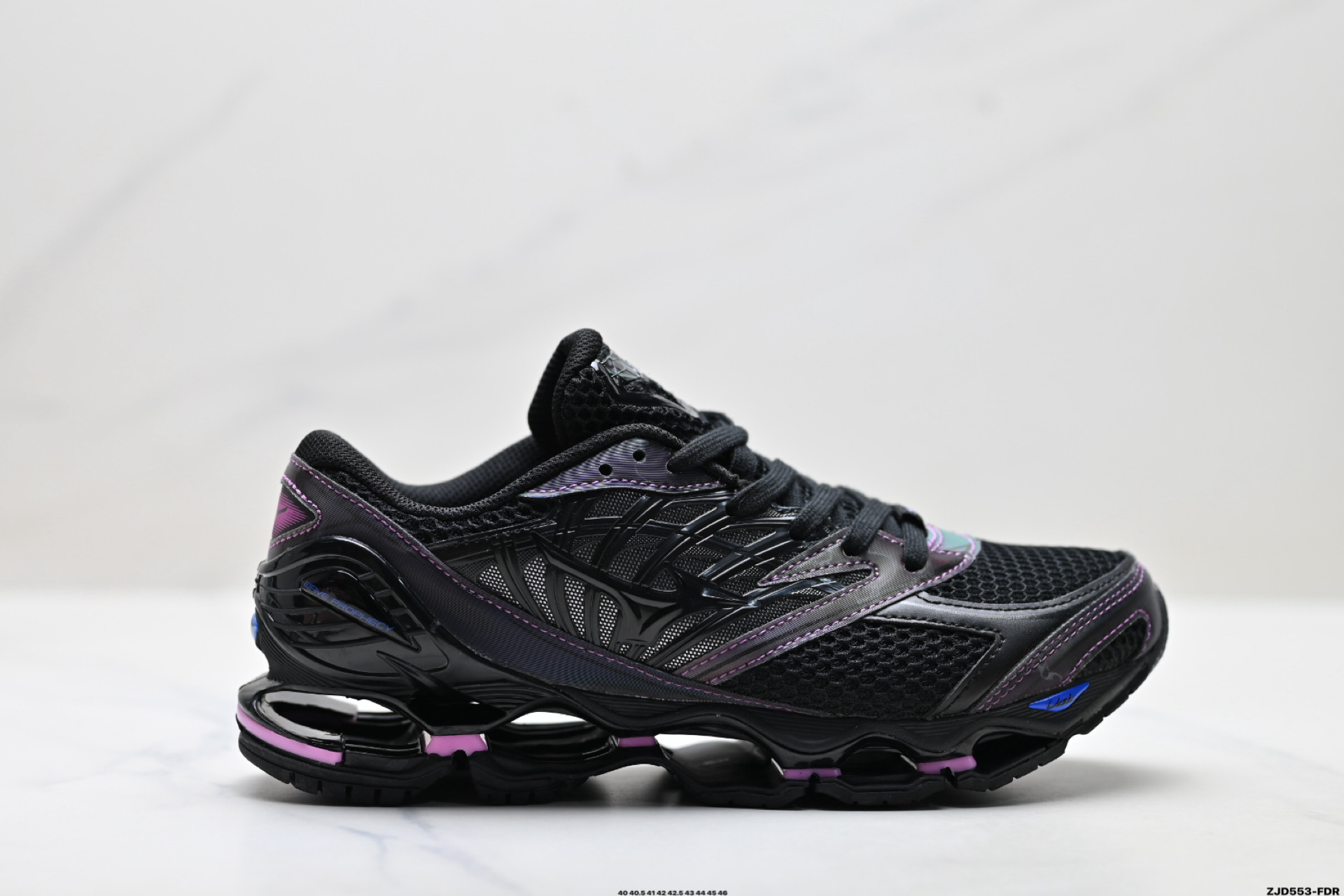 Mizuno美津浓 Wave Prophecy LS 织物合成革 舒适百搭 防滑耐磨支撑 低帮 生活休闲鞋 D1GA25