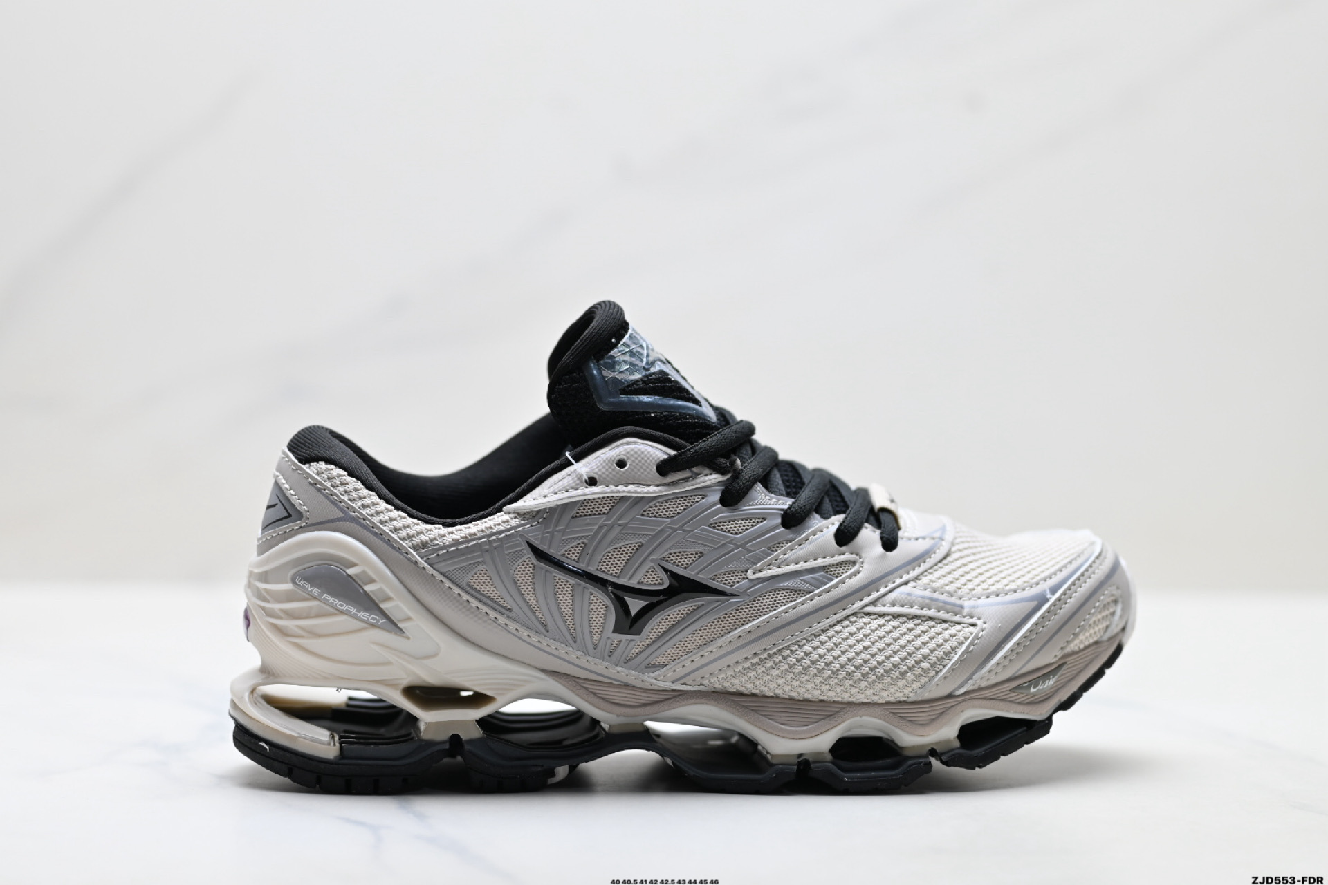 Mizuno美津浓 Wave Prophecy LS 织物合成革 舒适百搭 防滑耐磨支撑 低帮 生活休闲鞋 D1GA25