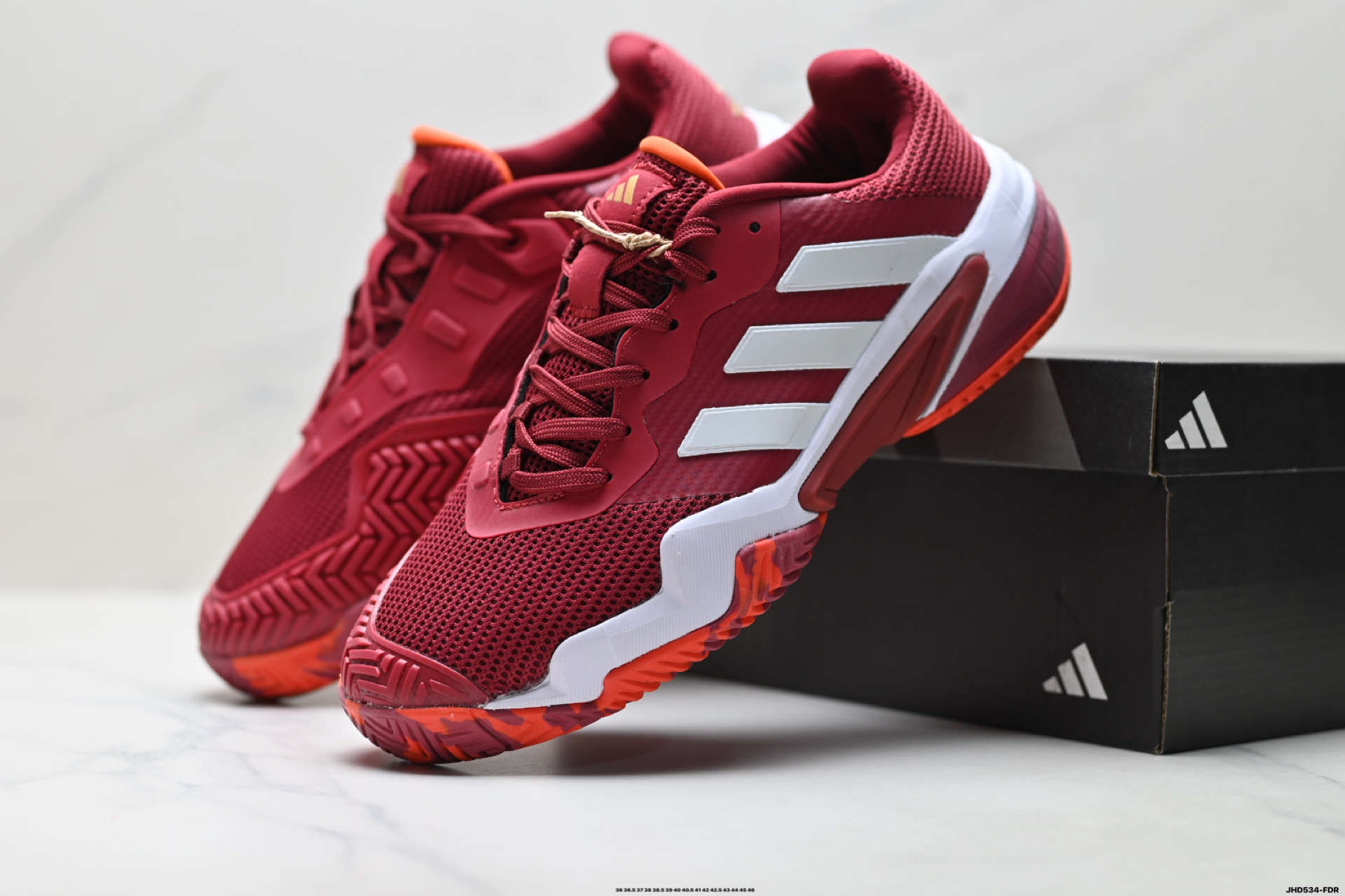 Adidas阿迪达斯男子网球鞋Barricade 13 M Leather 这款ADIDAS BARRICADE 13网球运动鞋 lF9131