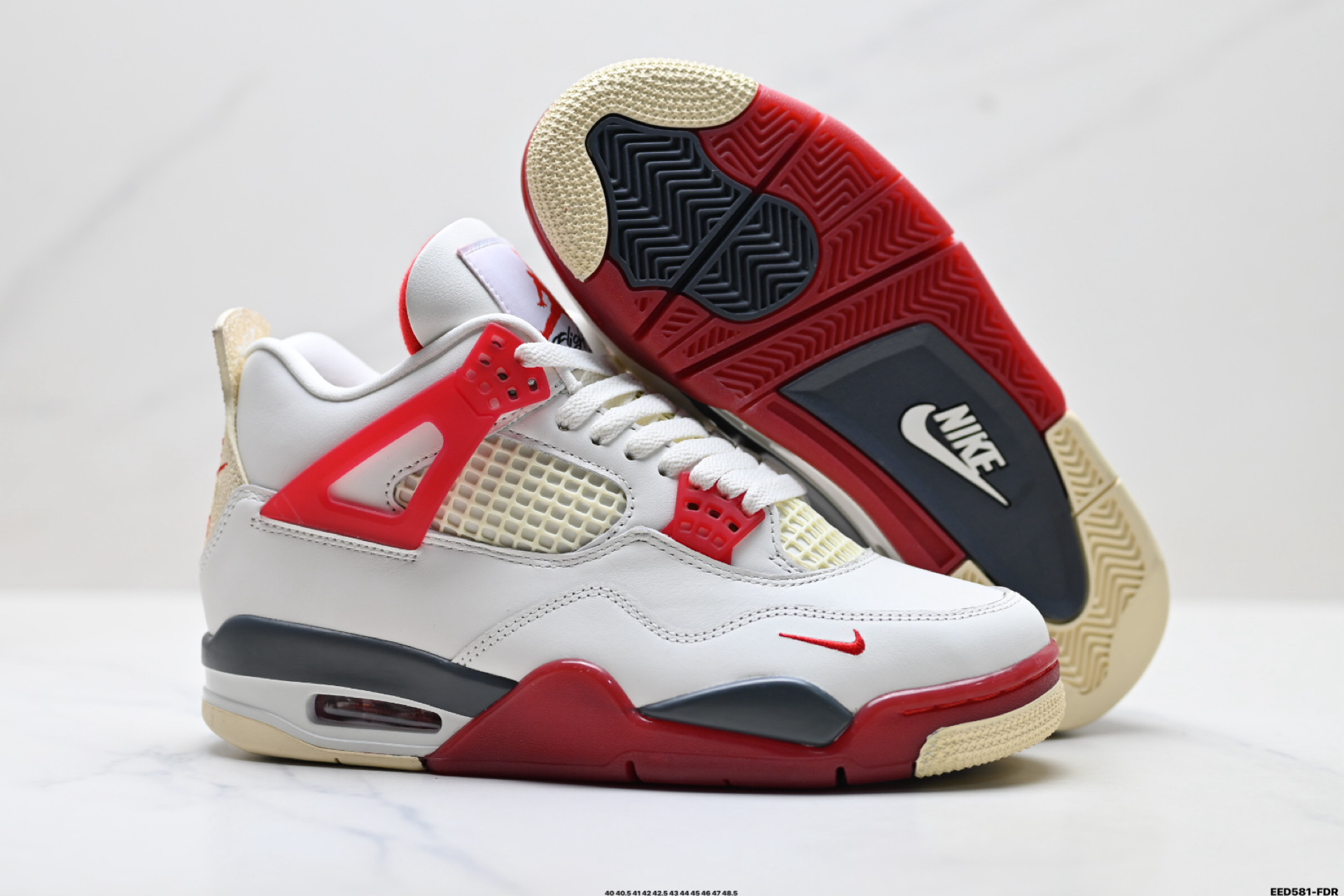 纯原Nike Air Jordan 4 Retro 耐克迈克尔·乔丹AJ4代中帮复古休闲运动文化篮球鞋 IQ8055-100-Top High Quatity Cheap Sneakers Fashion Clothing Clothes Bags handbags Shoes of all Brand wholesale With The best Quality And Beautiful Price from China Factory Chinese suppliers wholesaler seller 纯原Nike Air Jordan 4 Retro 耐克迈克尔·乔丹AJ4代中帮复古休闲运动文化篮球鞋 IQ8055-100