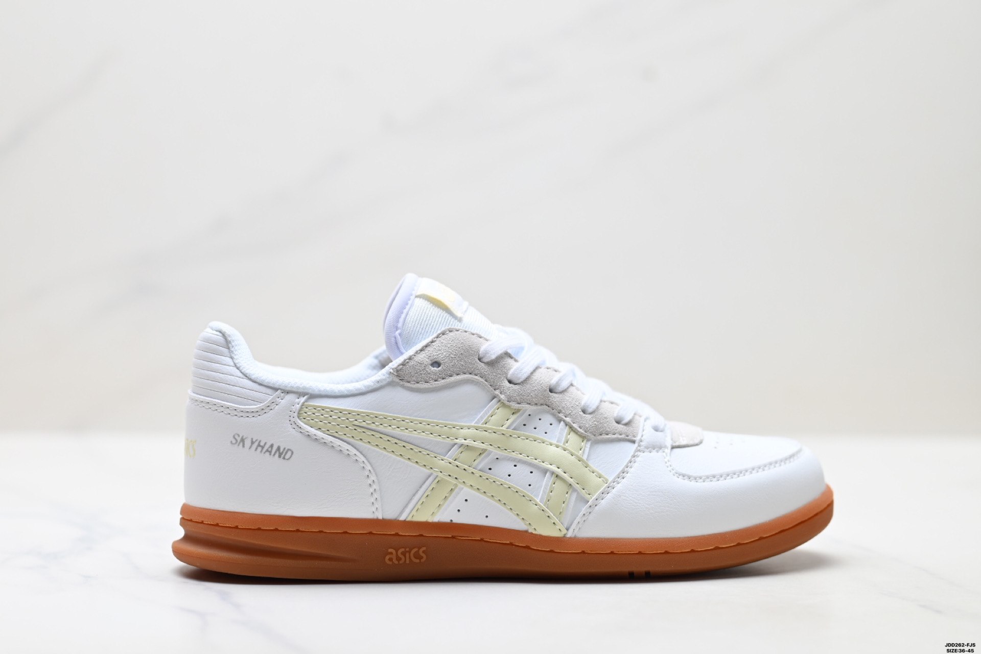 公司级✅Asics Skyhand OG 亚瑟士 复古舒适 防滑耐磨 低帮板鞋 货号:1203A451-106 ID:JDD262-FJS