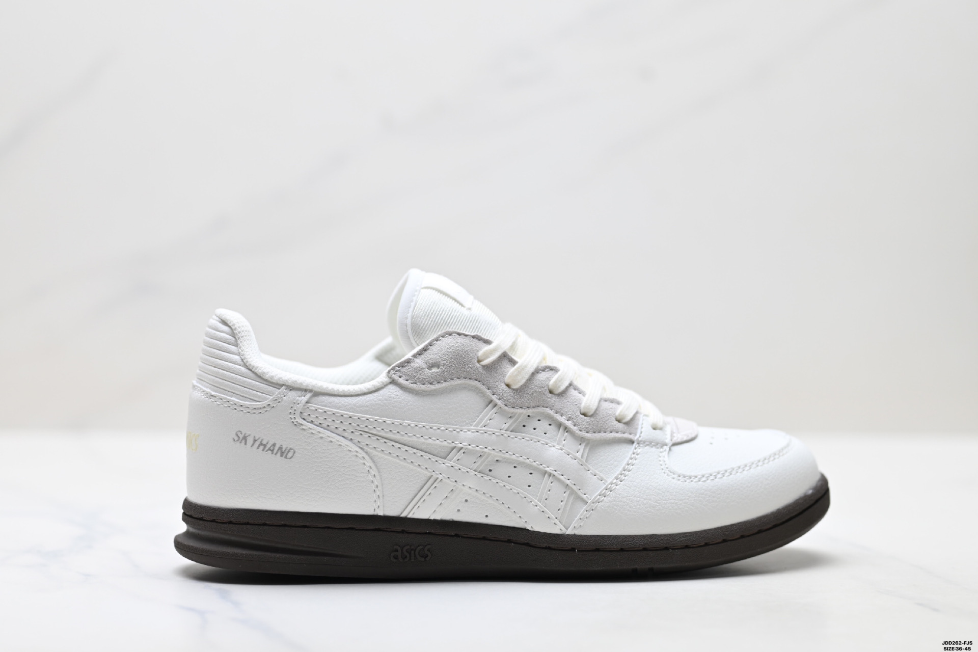 公司级✅Asics Skyhand OG 亚瑟士 复古舒适 防滑耐磨 低帮板鞋 货号:1203A451-106 ID:JDD262-FJS