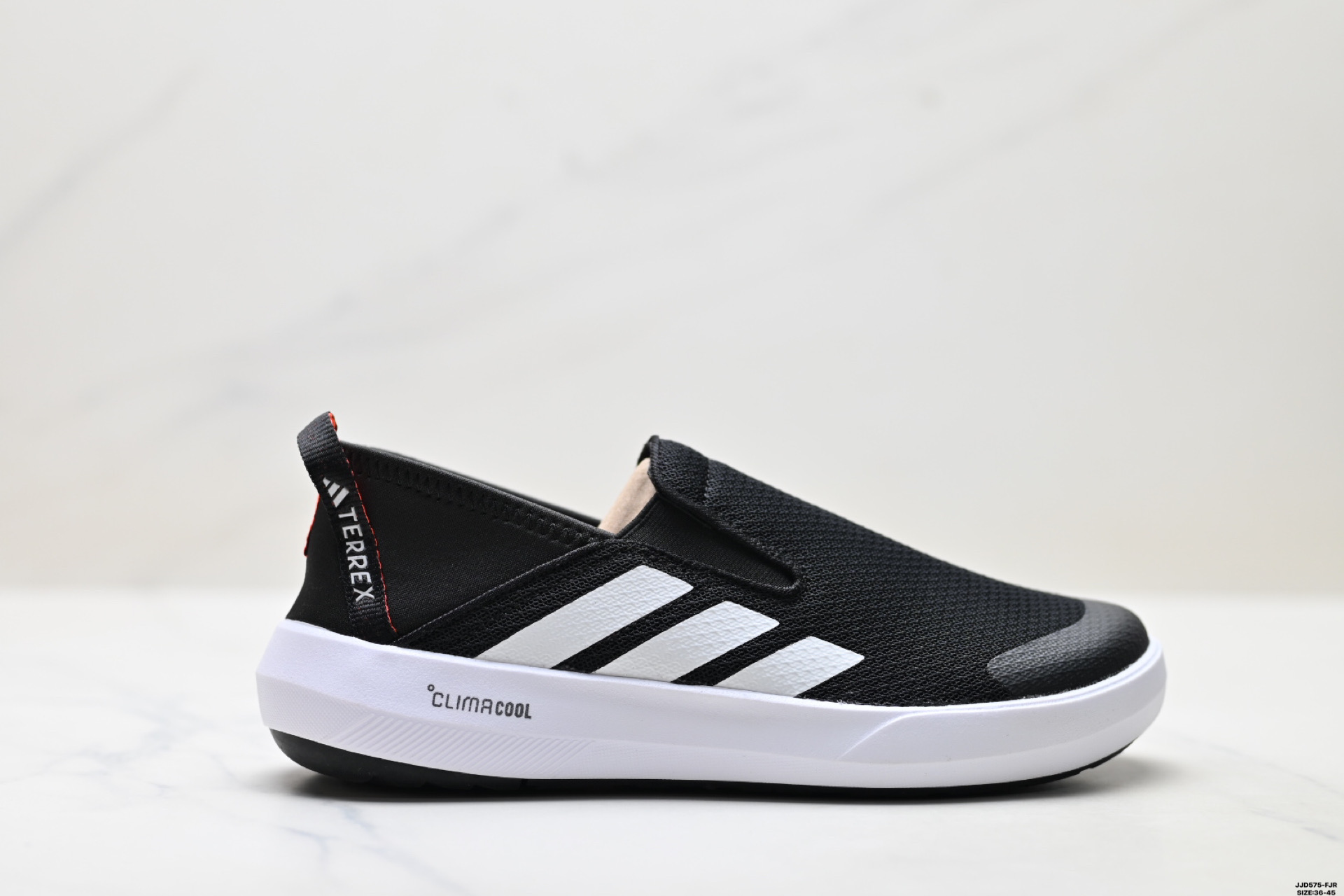公司级✅adidas Terrex Boat Slip-On 溯溪鞋 网布织物户外功能 低帮 生活休闲鞋 男女同款 货号:Jl3502 D:JJD575-FJR
