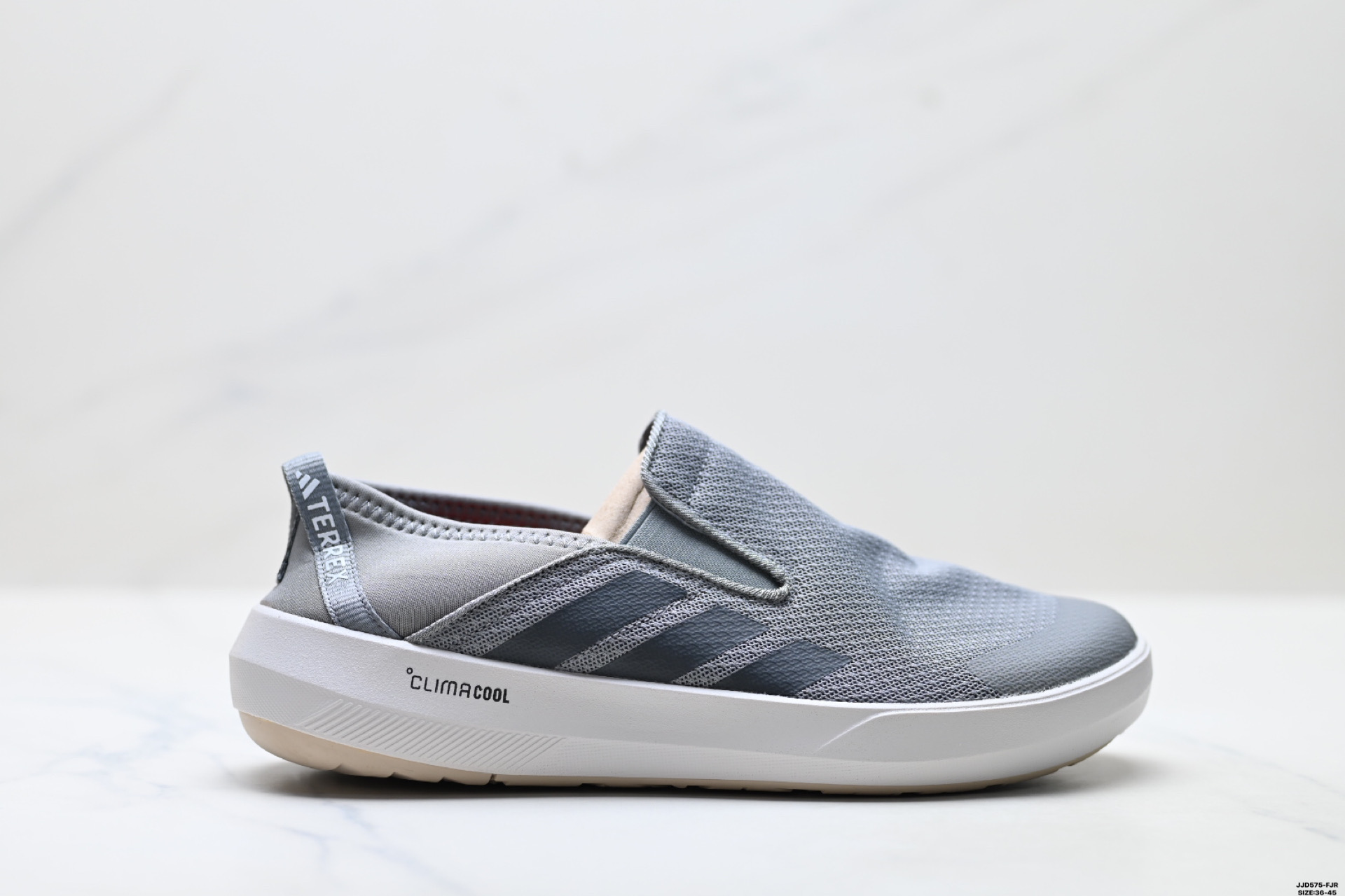 公司级✅adidas Terrex Boat Slip-On 溯溪鞋 网布织物户外功能 低帮 生活休闲鞋 男女同款 货号:Jl3502 D:JJD575-FJR