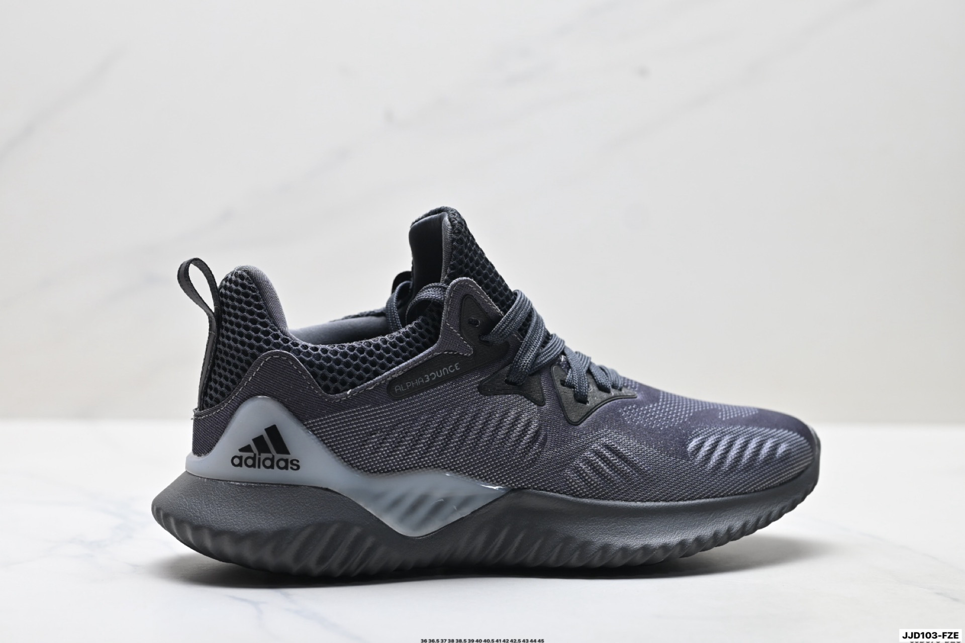 真标✅阿迪 Lv AlphaBounce Beyond m阿尔法 网面休闲跑步鞋 B43686 织4D鞋面春夏更加透气舒适 德国马牌橡胶大底 内附专柜脚踏防尘纸、防水袋 货号:CG4762 ID:JJD103-FZE