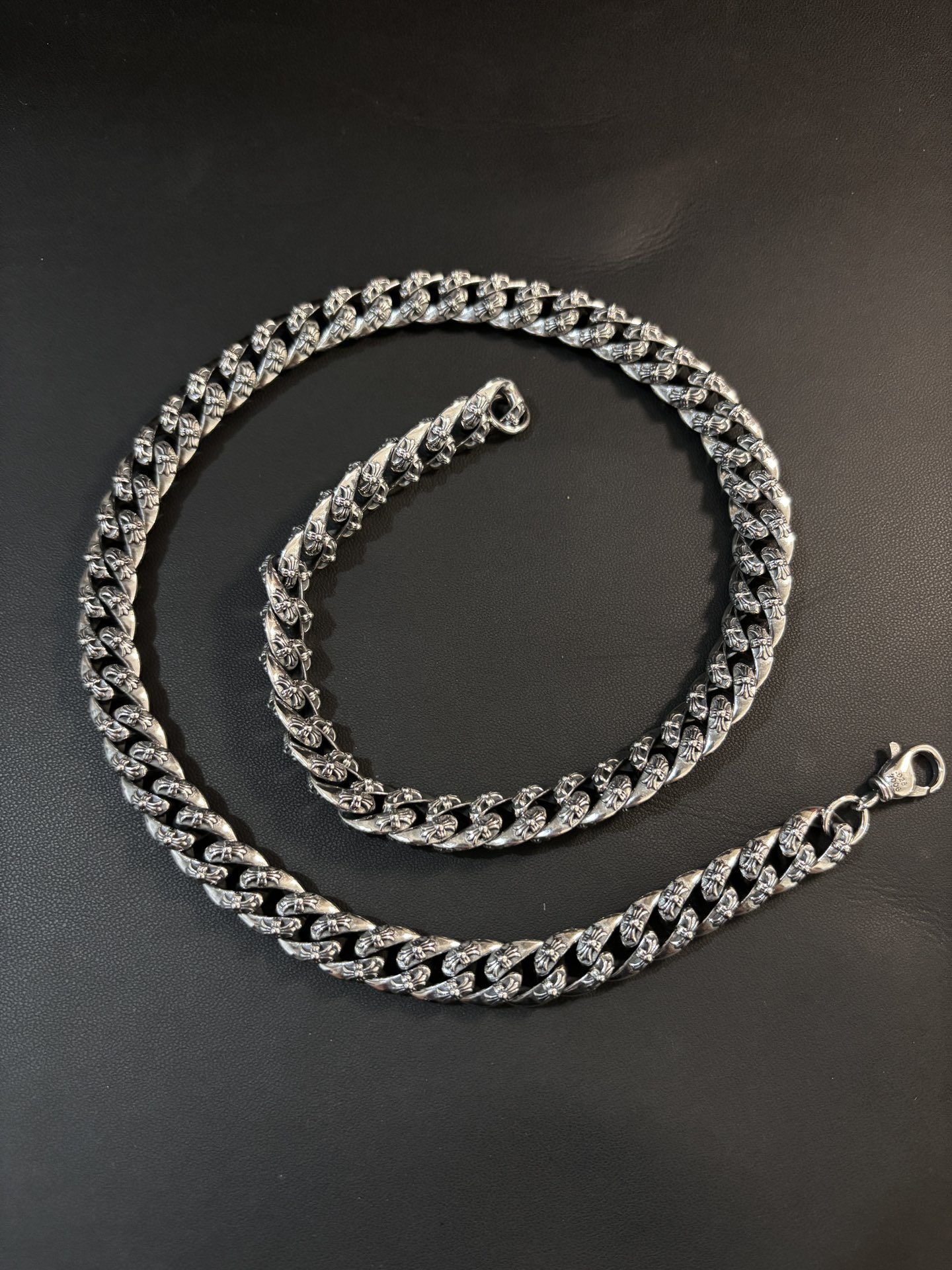 NO:113849,Croxin Cuban necklace, jewelry boutique, chrome hearts, necklace19860909克罗心古巴项链,饰品精品,chrome hearts,necklace,Jewelry