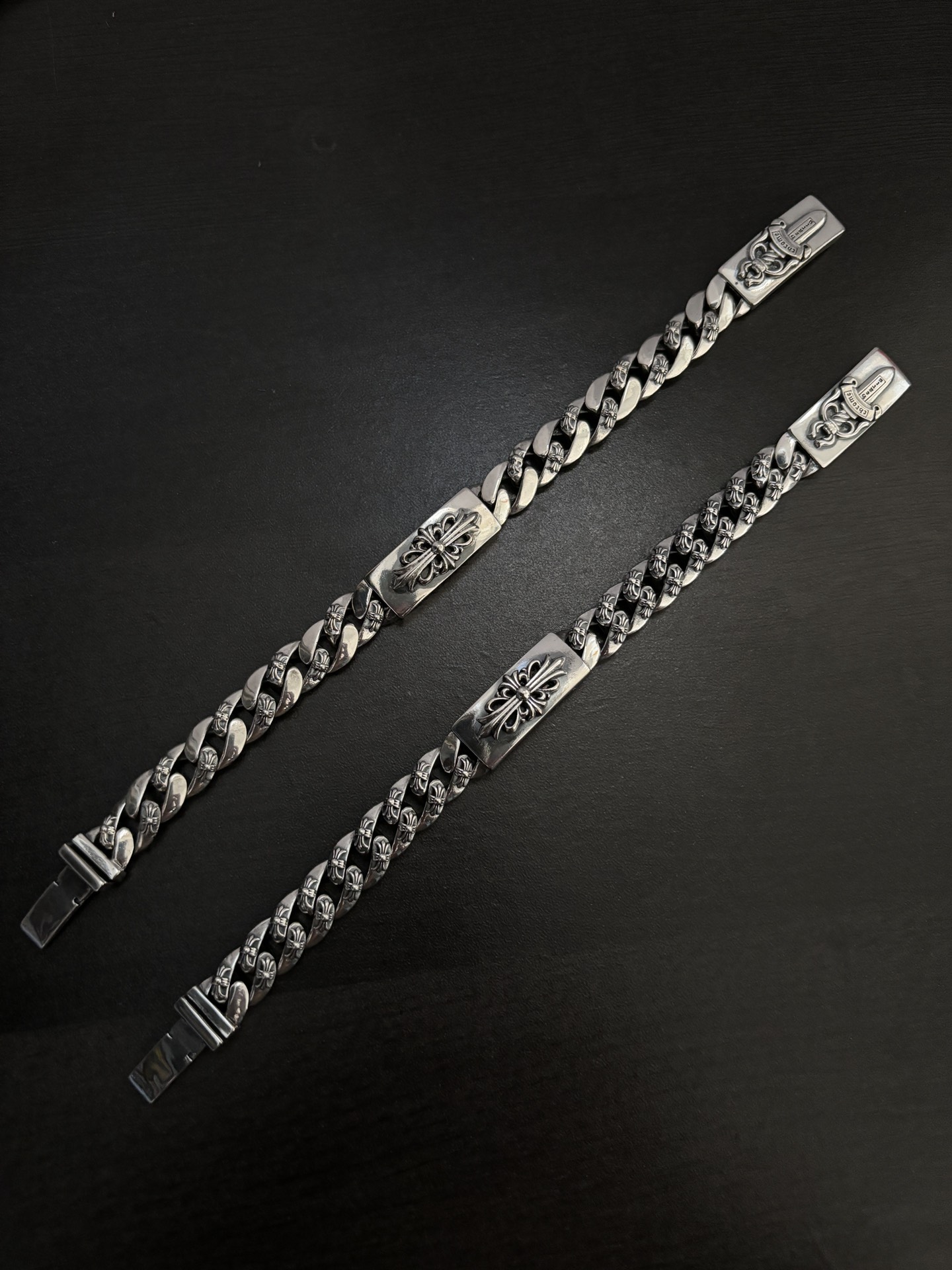 NO:114862,Croxin classic cross flower sword bracelet size 18.20.22, jewelry quality, chrome hearts, bracelet19860909克罗心经典款十字花宝剑手链 尺寸18.20.22,饰品精品,chrome hearts,bracelet,Jewelry