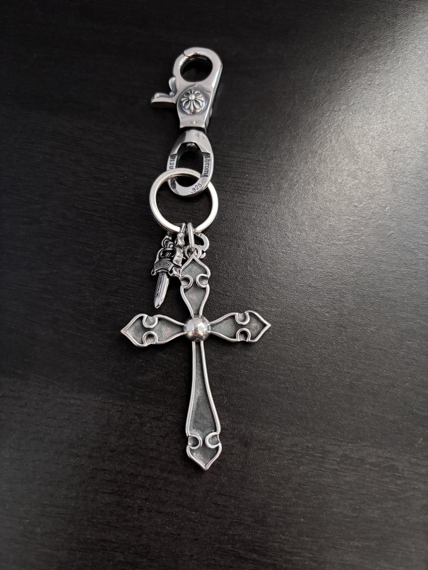NO:385817,Crow keychain, jewelry boutique, chrome hearts, keychain19860909克罗钥匙扣,饰品精品,chrome hearts,keychain,Jewelry