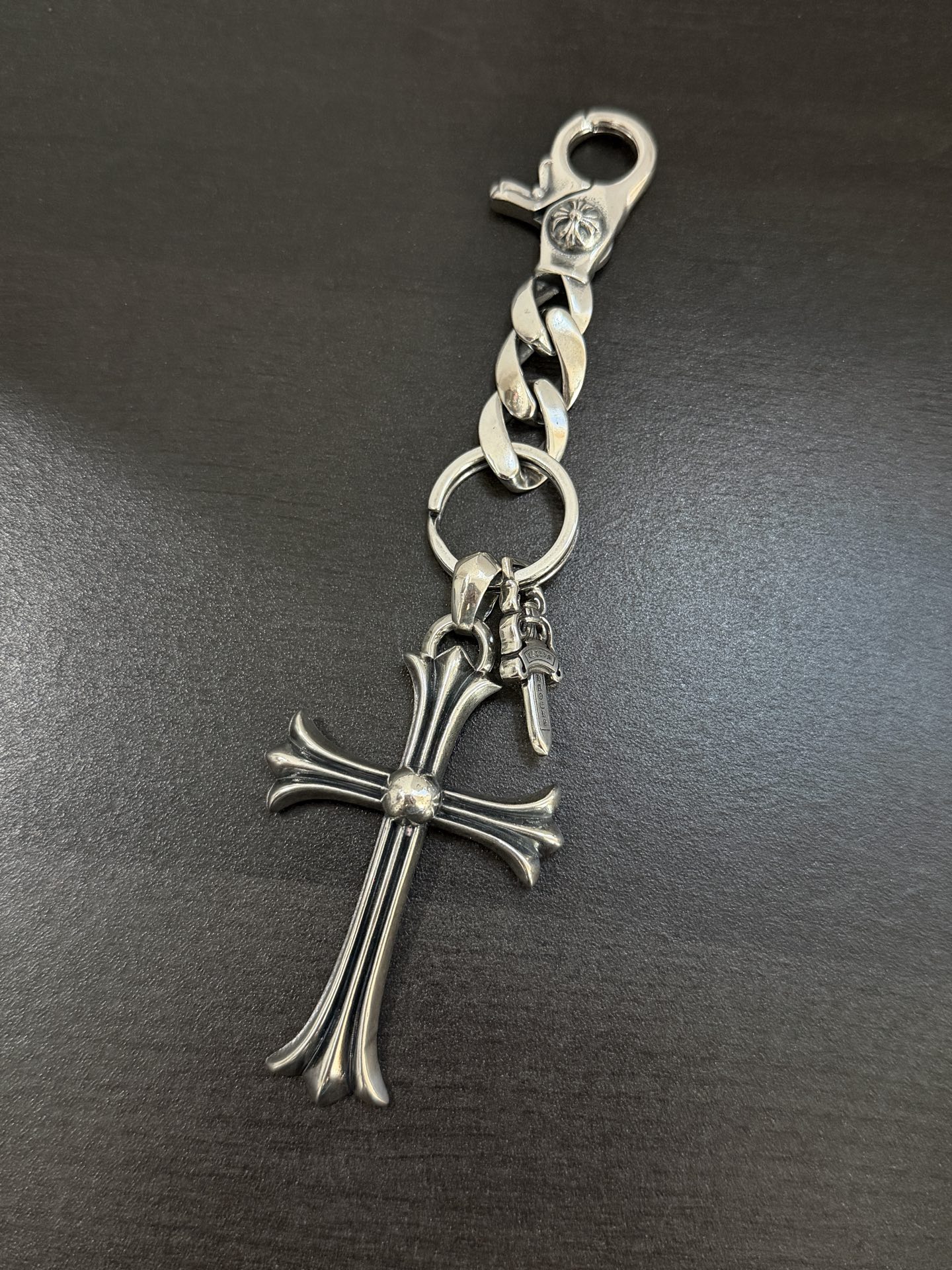 NO:922242,Cross sword glossy lobster keychain, jewelry boutique, keychain19860909十字架宝剑光面龙虾钥匙扣,饰品精品,keychain,Jewelry