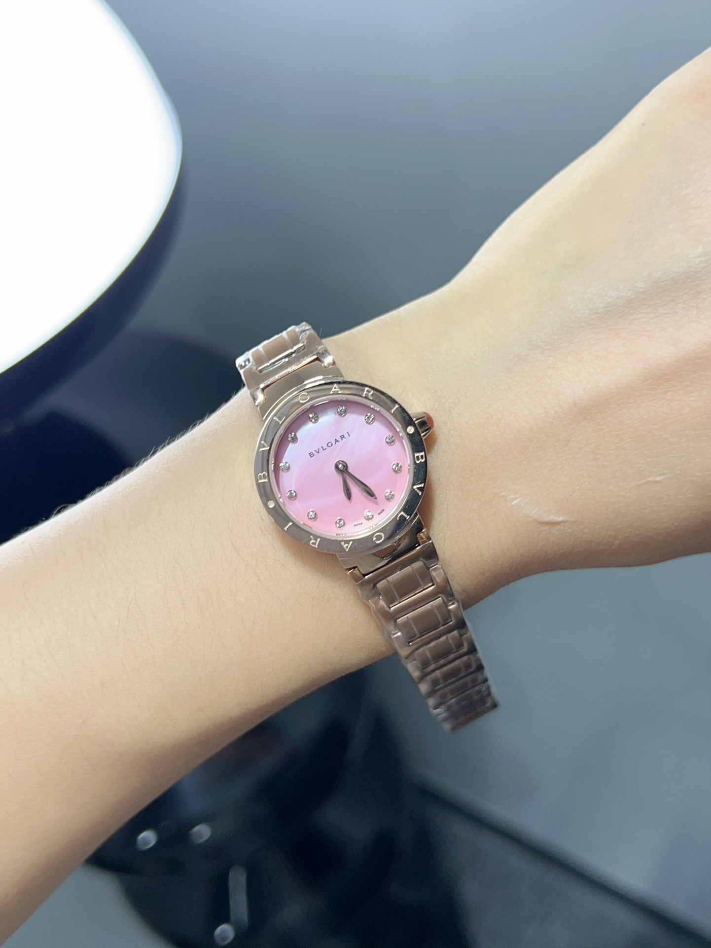 Luxury Bvlgari Watch with Imported Stone and Steel, Kim 210 Ceramics Drilling - 图片 9