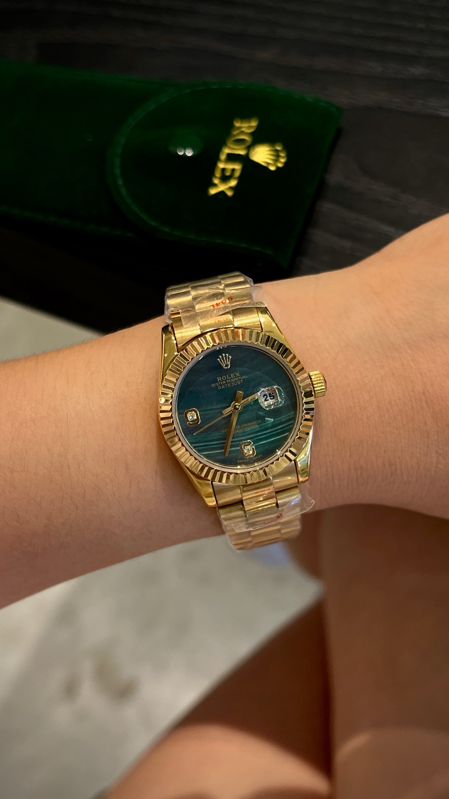 Rolex Datejust Gold Stainless Steel Women's Watch with Crystal Accents 7 i1750047015160 9637 0 5