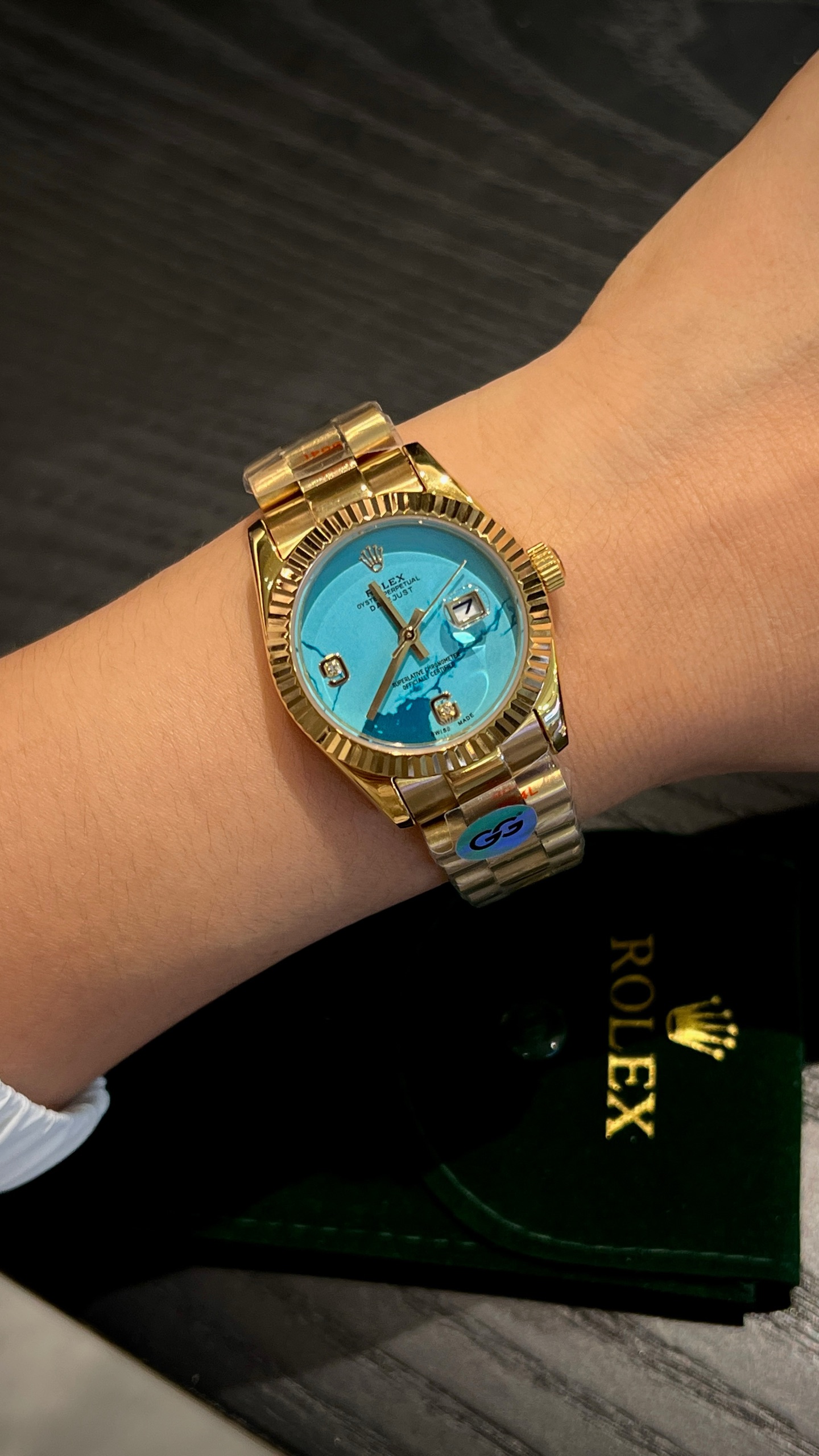 “Rolex Women’s Journal: Elegant Steel Watch with Crystal Diamonds for Goddesses” - 图片 6