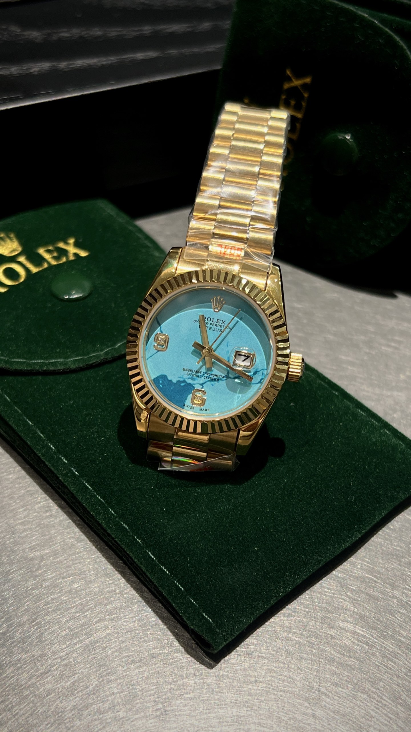 “Rolex Women’s Journal: Elegant Steel Watch with Crystal Diamonds for Goddesses” - 图片 2