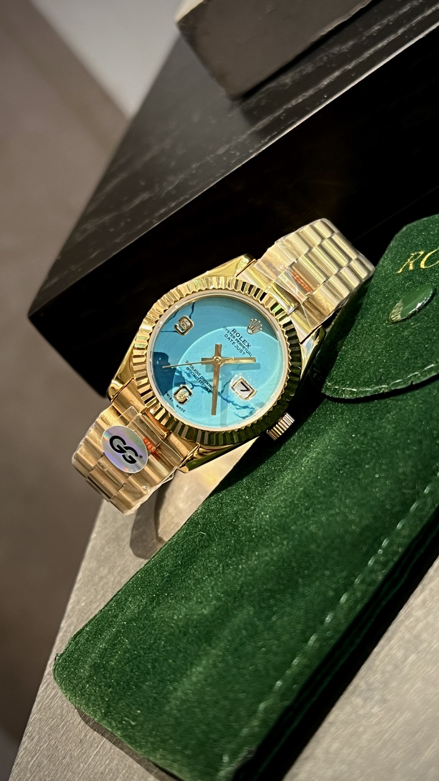 “Rolex Women’s Journal: Elegant Steel Watch with Crystal Diamonds for Goddesses” - 图片 3