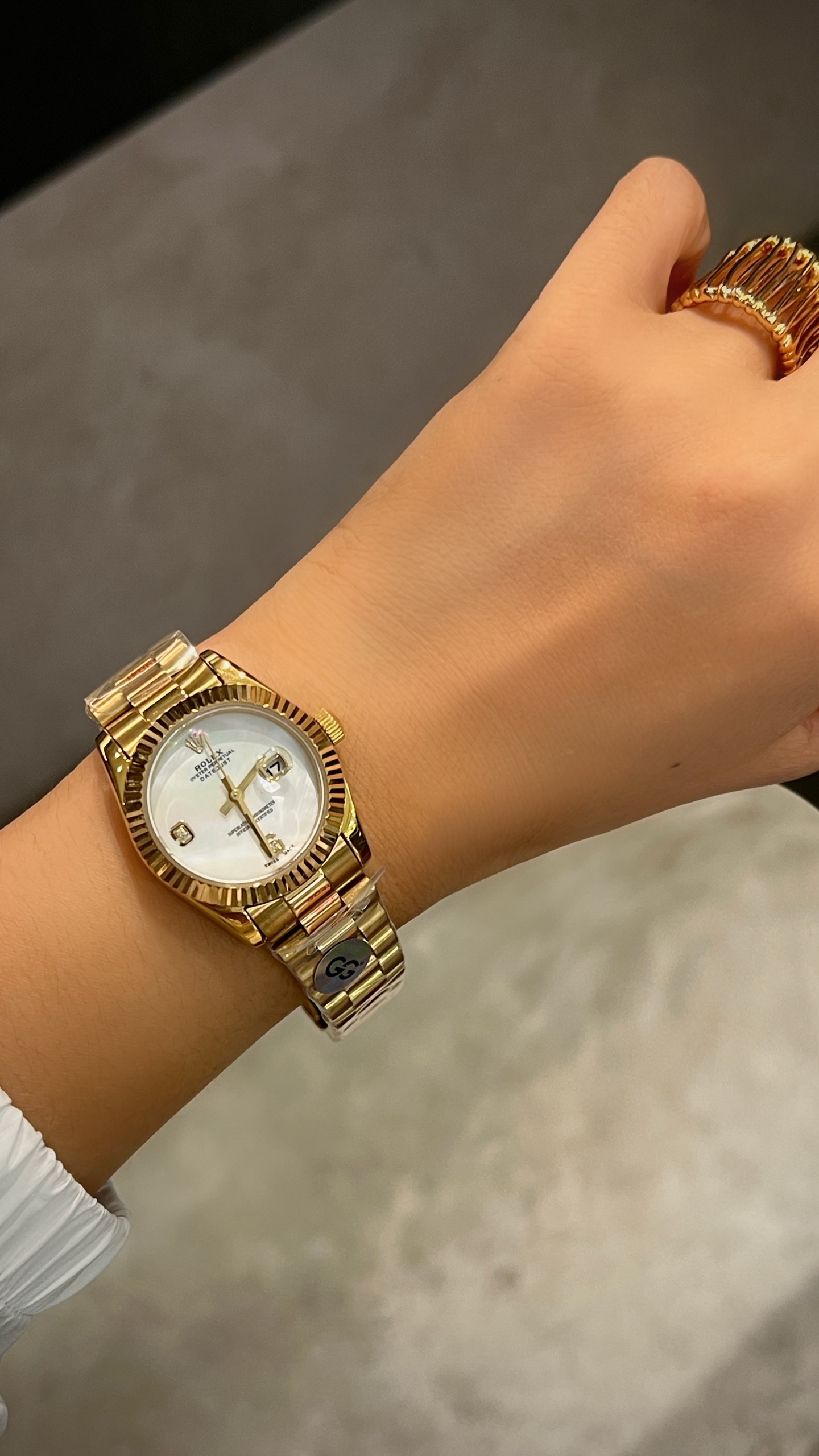 “Rolex Journal: Elegant Women’s Series with Steel Belts and Crystal Diamonds” - 图片 4