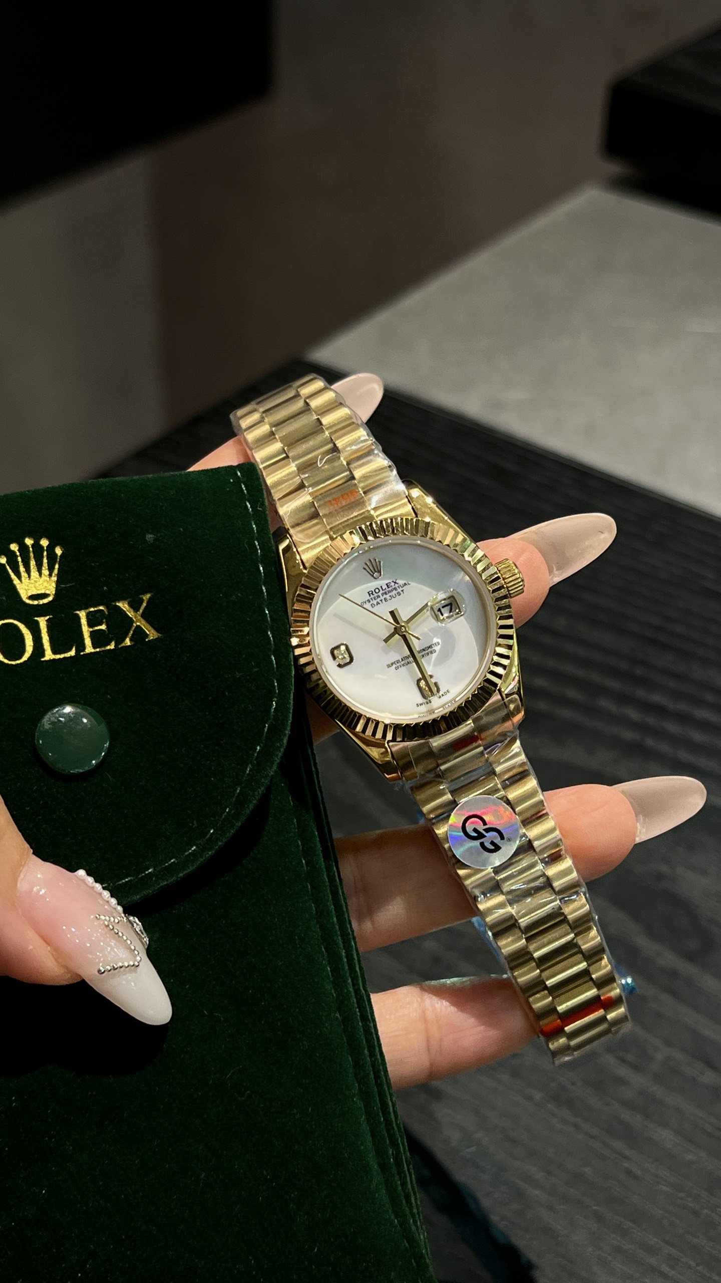 “Rolex Journal: Elegant Women’s Series with Steel Belts and Crystal Diamonds” - 图片 2