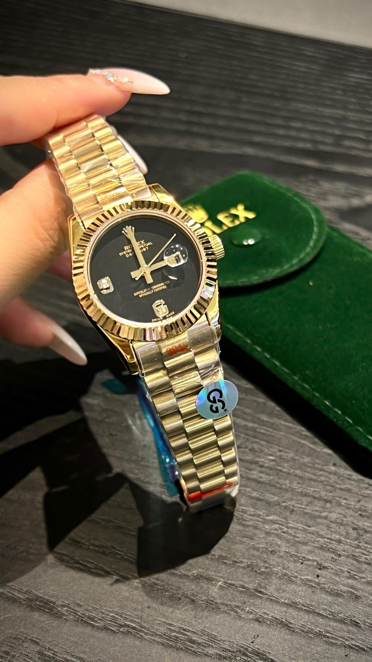 “Rolex Journal: Elegant Women’s Series with Steel Belts and Crystal Diamonds” - 图片 2