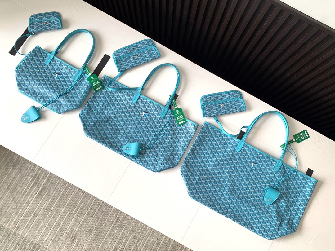 Goyard Limited Edition Turquoise Shopping BagCollection