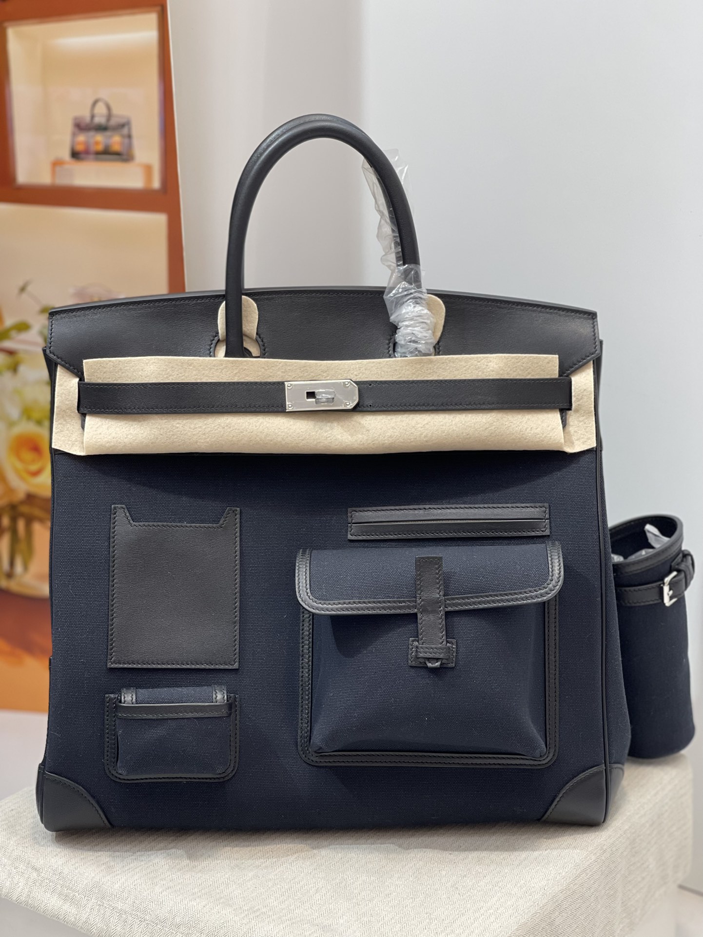 ¡Nuevo modelo Cargo Hac40 bolso de mano hecho a mano! cosido a mano con hilo encerado