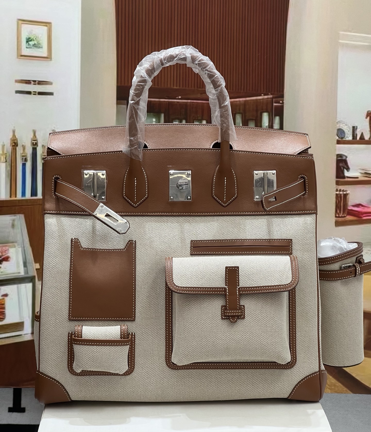 芬迪 Fendi 典雅工坊高奢皮具手袋包包女包 #80F079FF 4