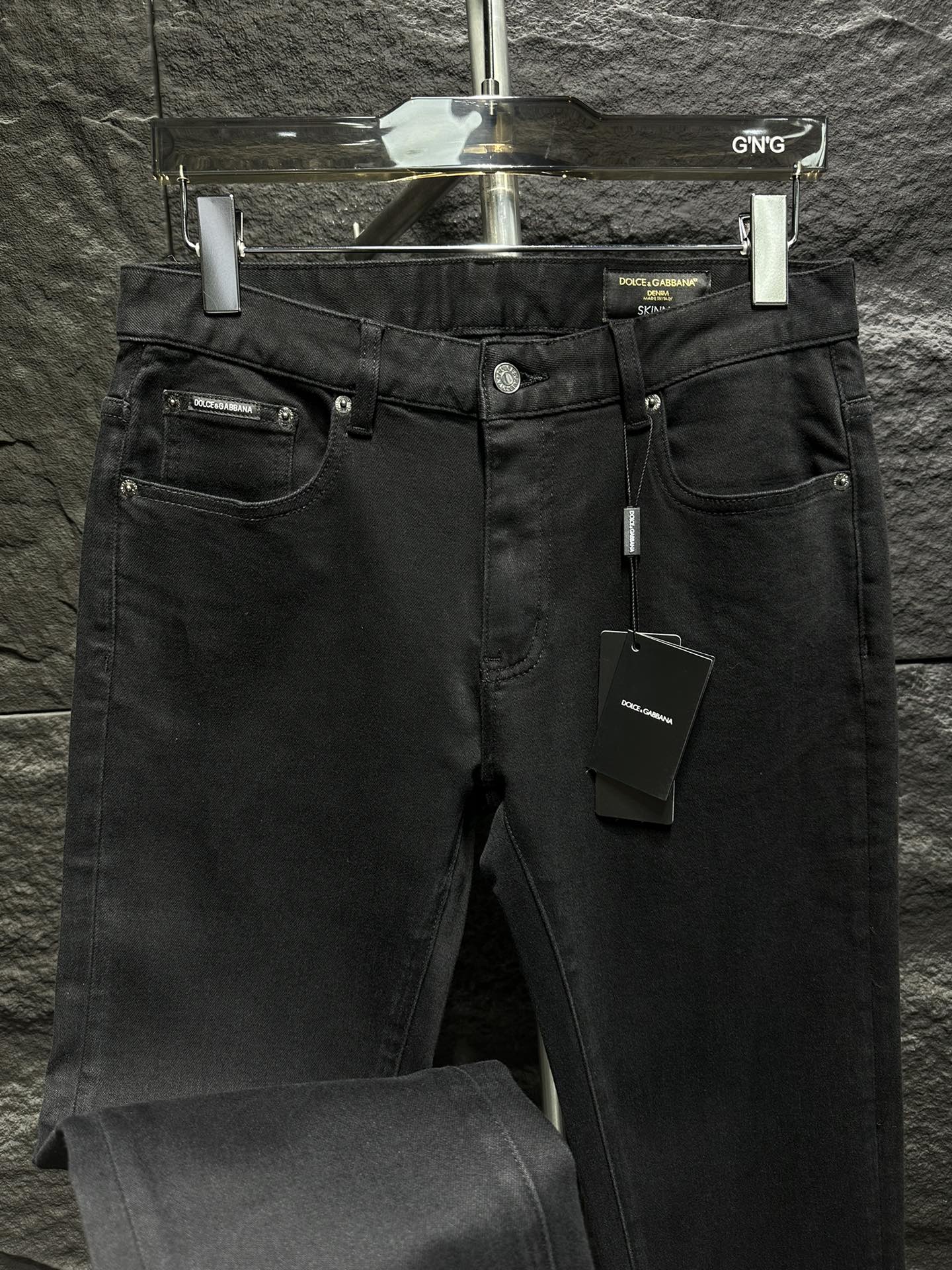 Dolce & Gabbana Men's Black Jeans, New Style, Size 29-38, Comfortable Denim 5 i1746152518 7232 0