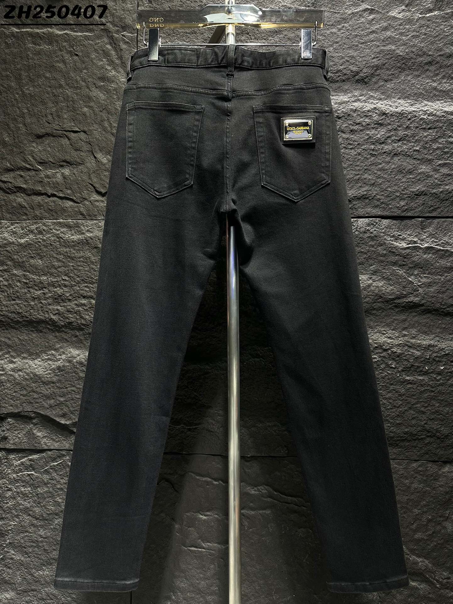 Dolce & Gabbana Black Jeans - New Style, Multiple Sizes Available