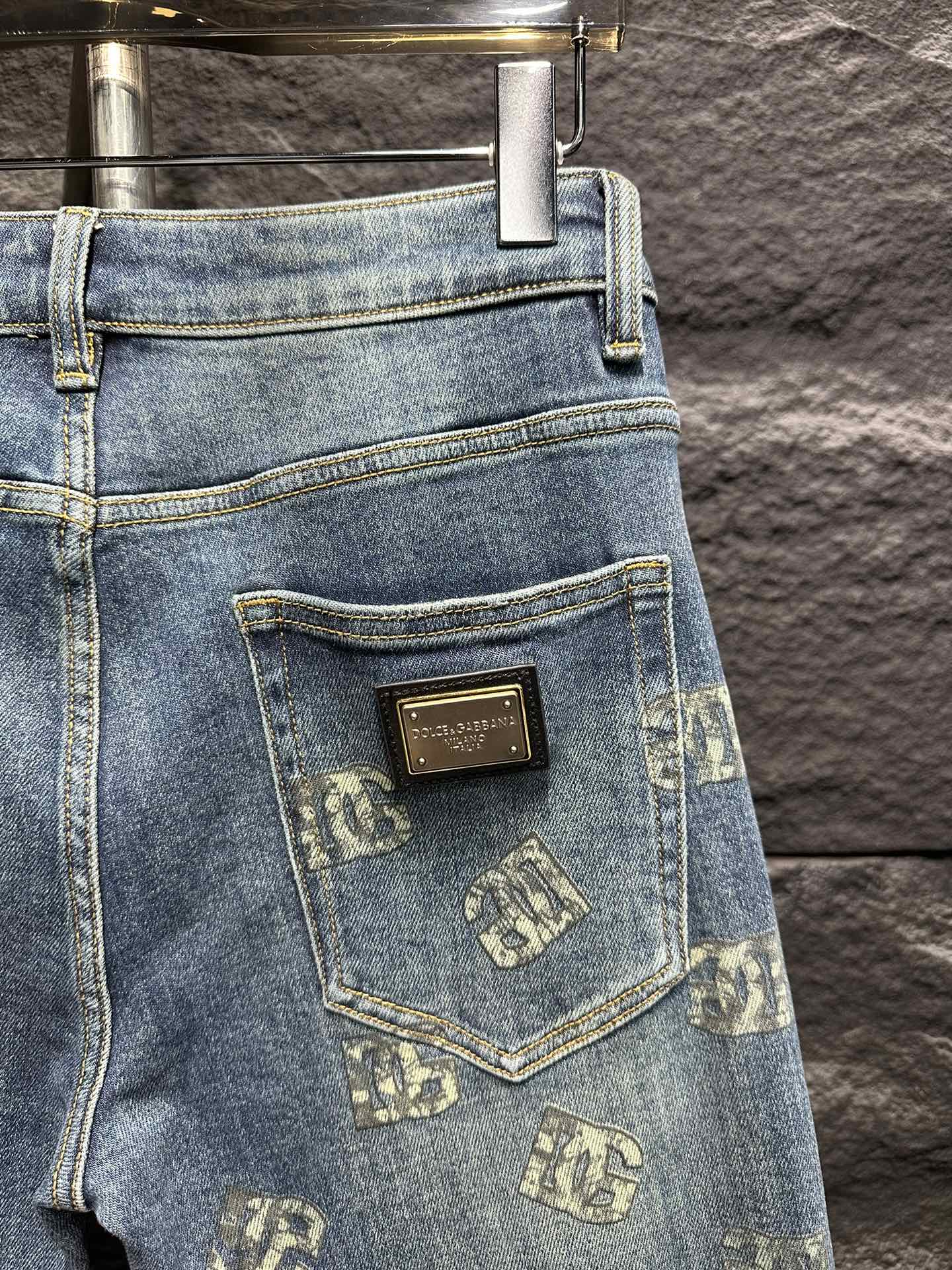 Dolce & Gabbana Jeans - All-Over Logo Print, Slim Fit, Premium Denim 11 i1746175663 1411 7