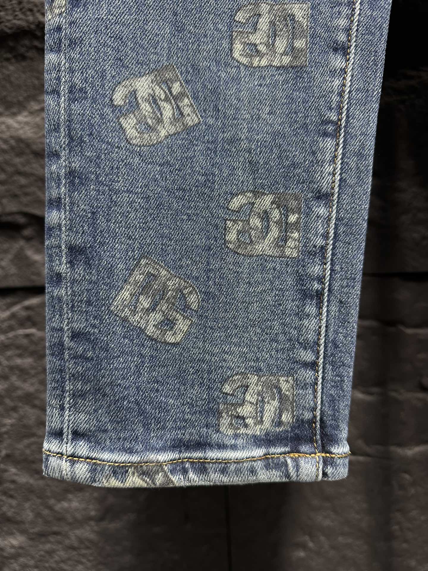 Dolce & Gabbana Jeans - All-Over Logo Print, Slim Fit, Premium Denim 8 i1746175663 3842 6
