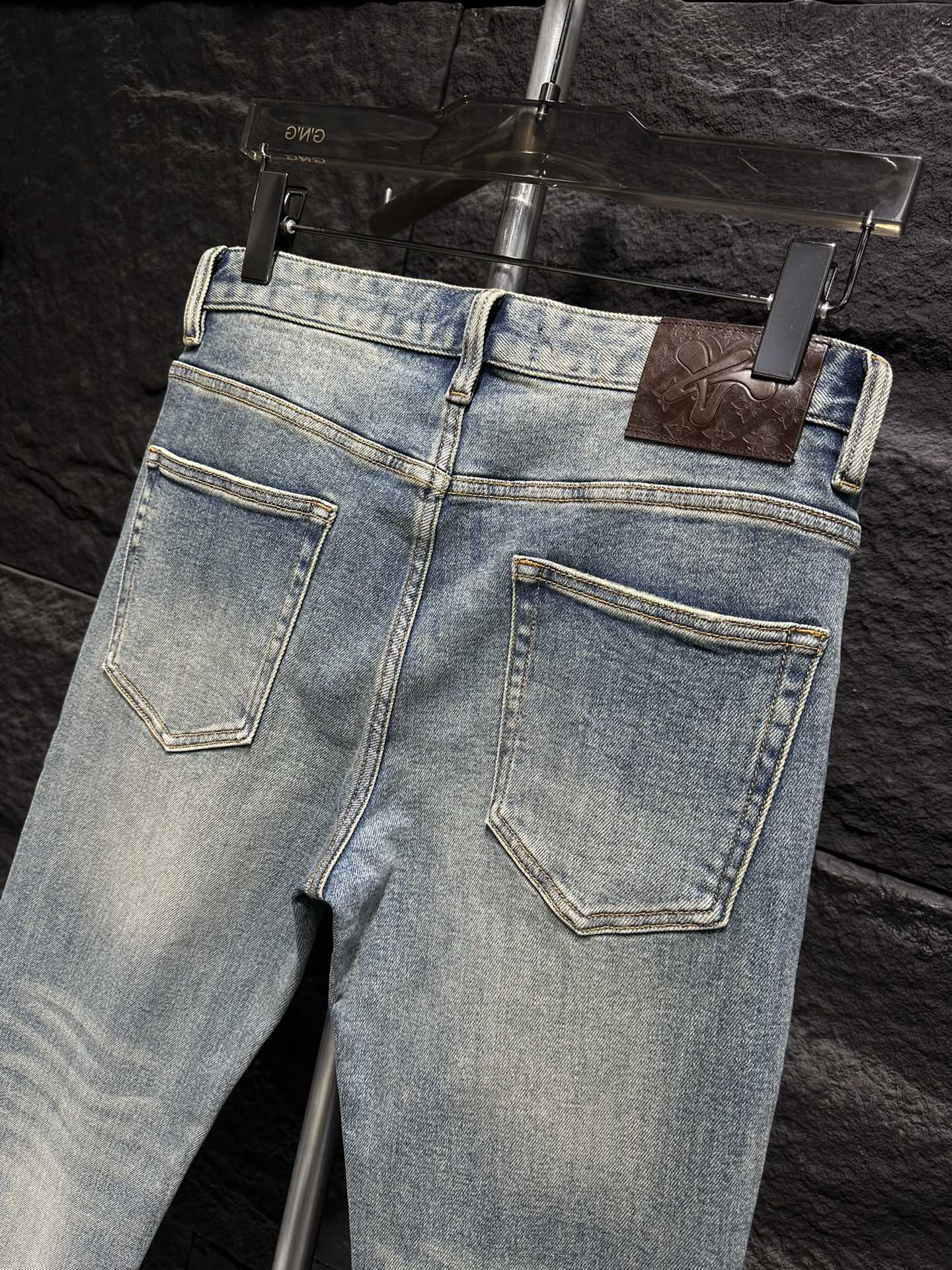 Louis Vuitton 2025 New Style Jeans with Colorful Monogram Pattern 10 i1746175772 8560 0