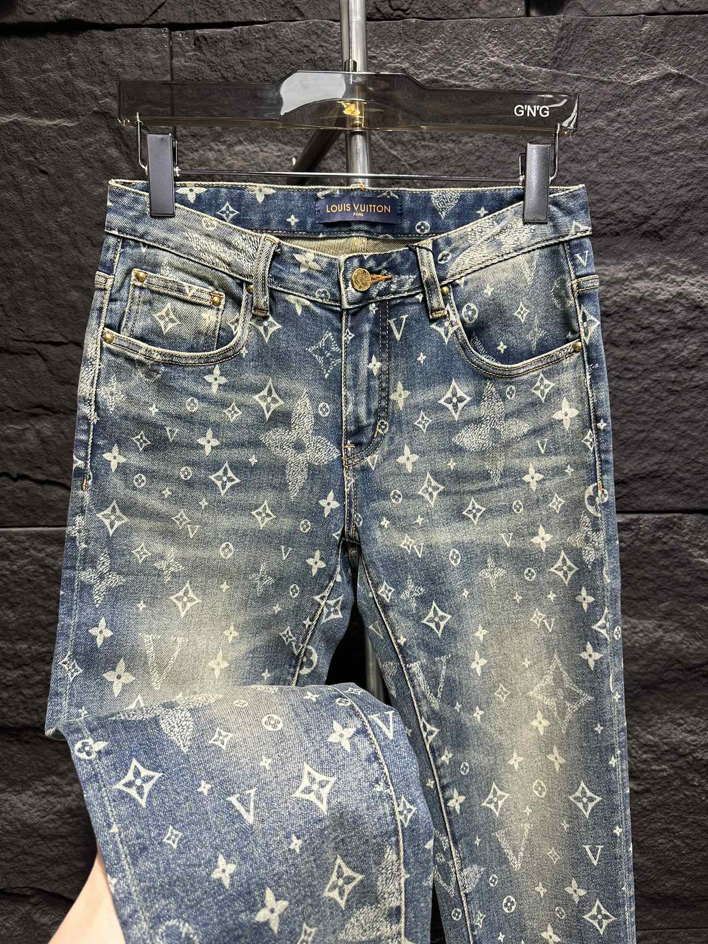 Louis Vuitton 2025 New Style Jeans, Stylish Denim with Iconic Monogram Pattern 4 i1746175853 8004 6