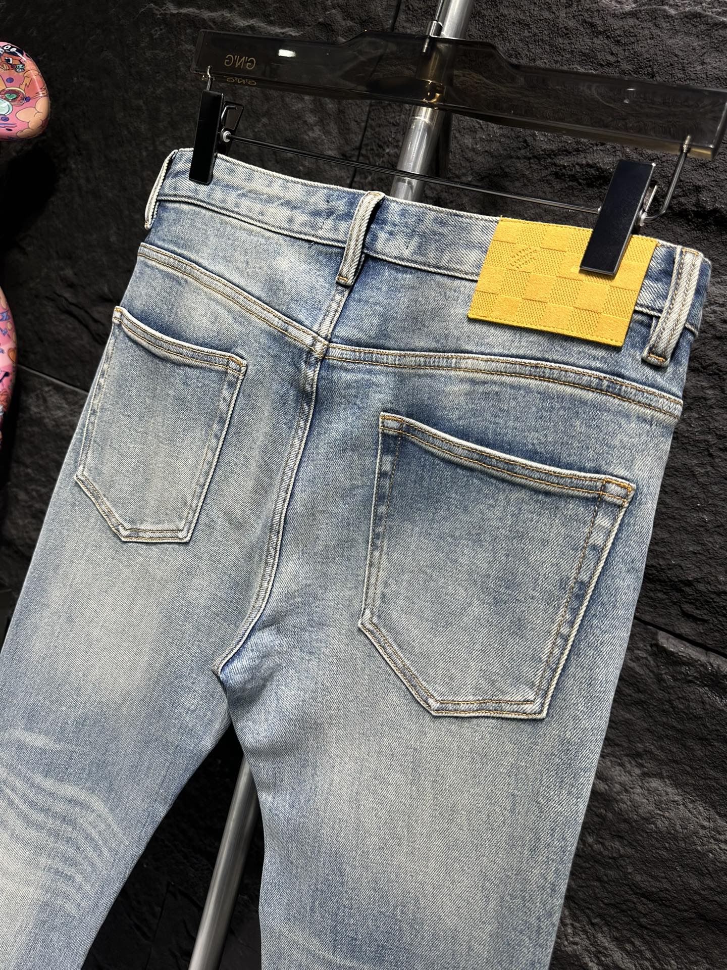 Louis Vuitton 2024 Jeans with Multicolor Signature Embroidery 11 i1746712479 1520 0