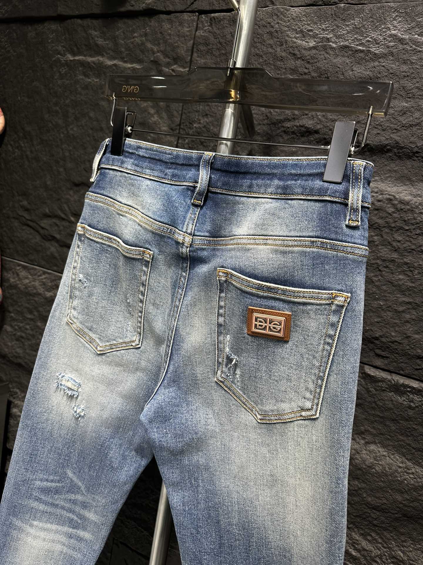 Dolce & Gabbana Distressed Denim Jeans - Light Blue, New Style 2025 Collection 10 i1746861660 7376 2