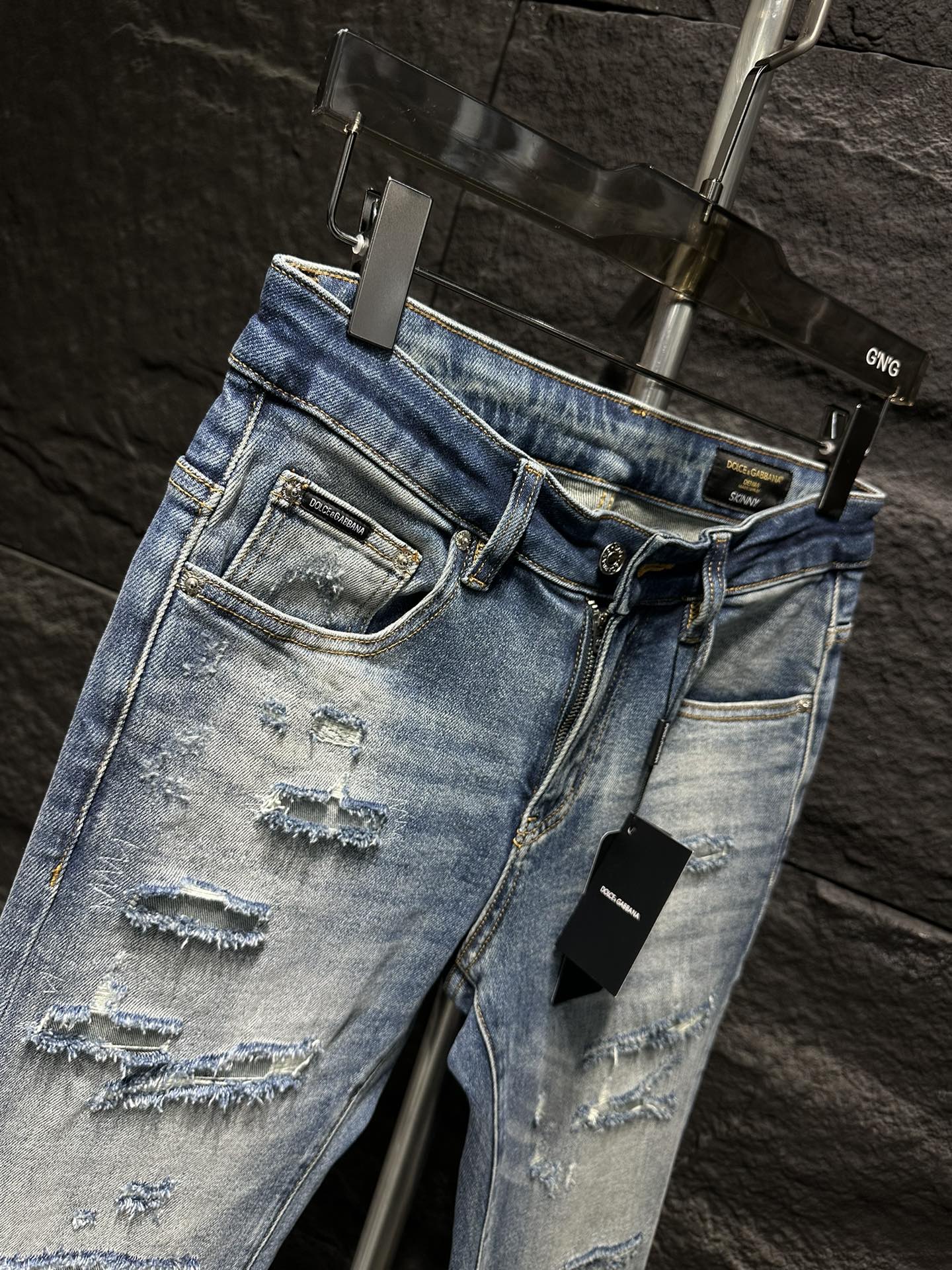Dolce & Gabbana Distressed Denim Jeans - Light Blue, New Style 2025 Collection 6 i1746861660 7745 7
