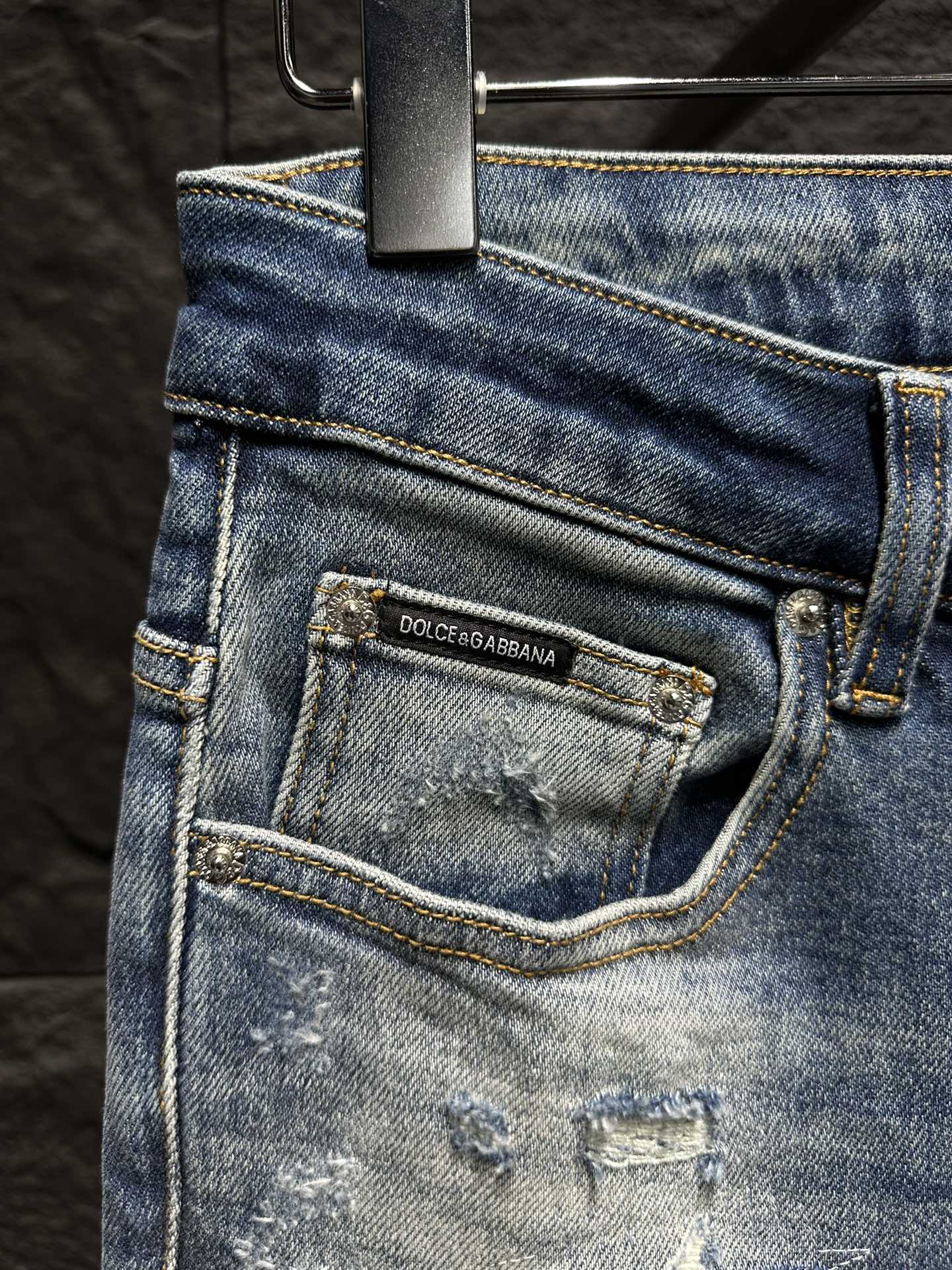 Dolce & Gabbana Distressed Denim Jeans - Light Blue, New Style 2025 Collection 4 i1746861660 9059 5