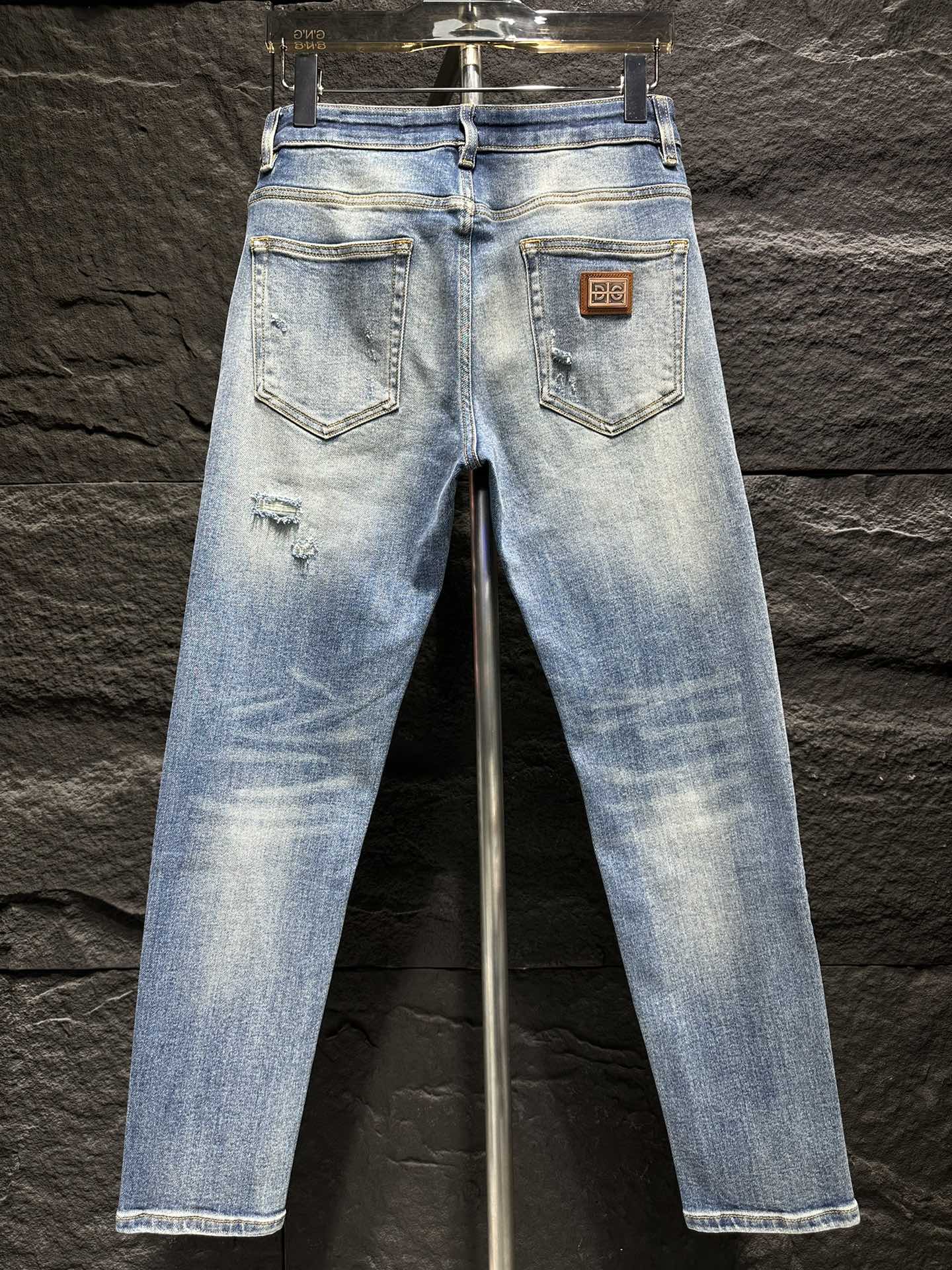 Dolce & Gabbana Distressed Denim Jeans - Light Blue, New Style 2025 Collection 7 i1746861660 9124 4