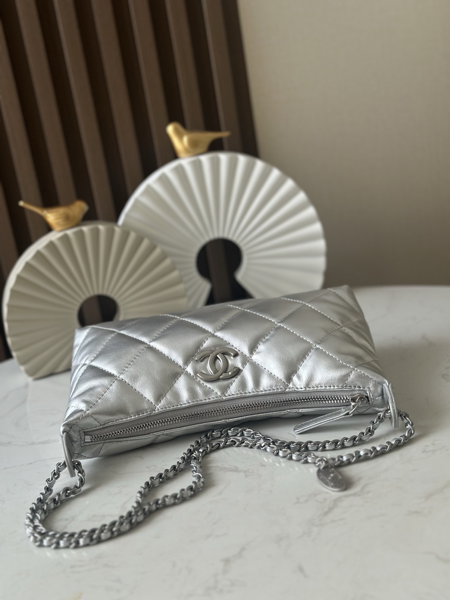Chanel Style Leather Hobo Bag style reference detail image 3 from source 776543