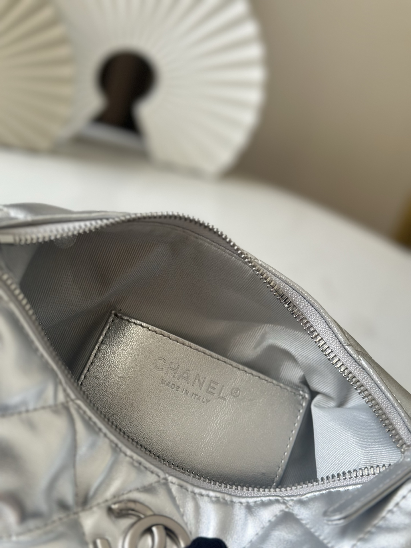 Chanel Style Leather Hobo Bag style reference detail image 8 from source 776543